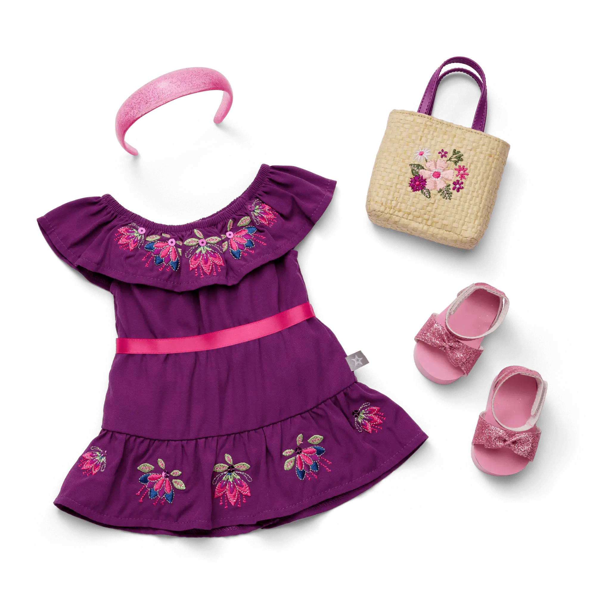 Raquel's Beach Party Dress For 18-Inch Dolls (Girl Of The Year 2026)