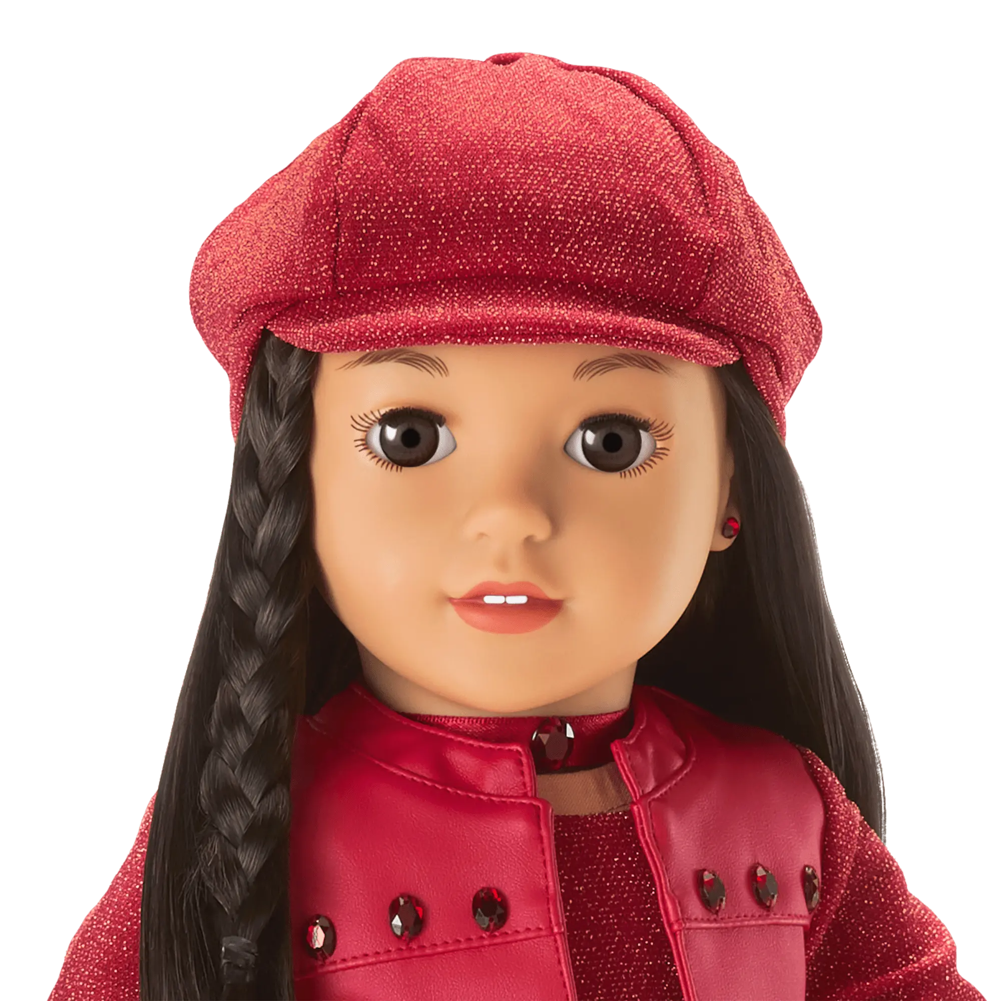 January Gorgeous Garnet Outfit For 18-Inch Dolls - Image 4