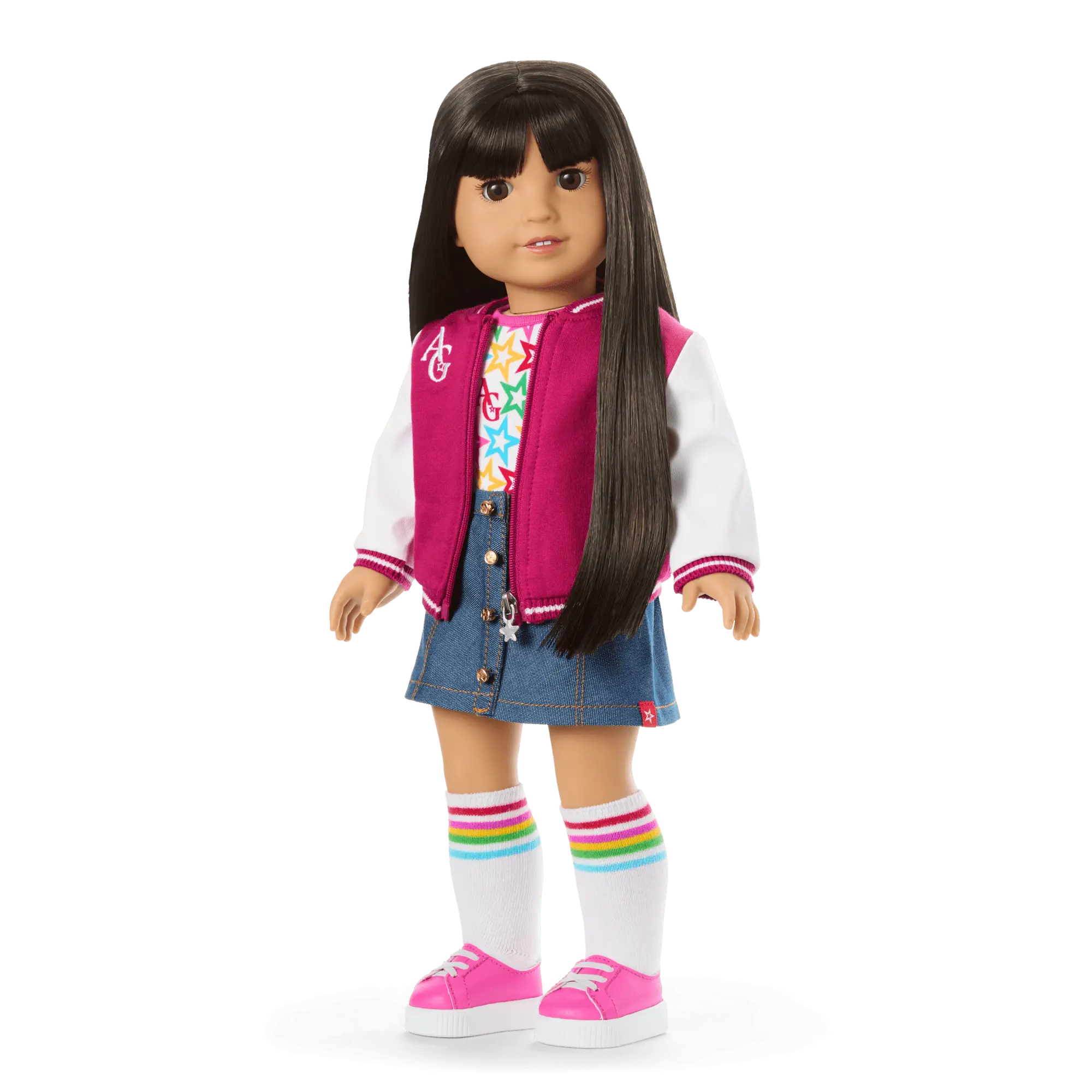 Truly Me 18-Inch Doll #130 With Straight Black-Brown Hair