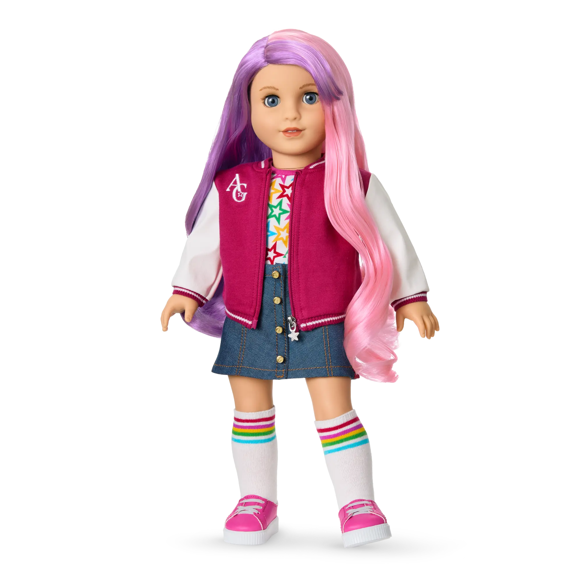 Truly Me 18-Inch Doll #116, Puppy, Mini Backpack & Accessories Ag Star Squad Bundle - Image 2