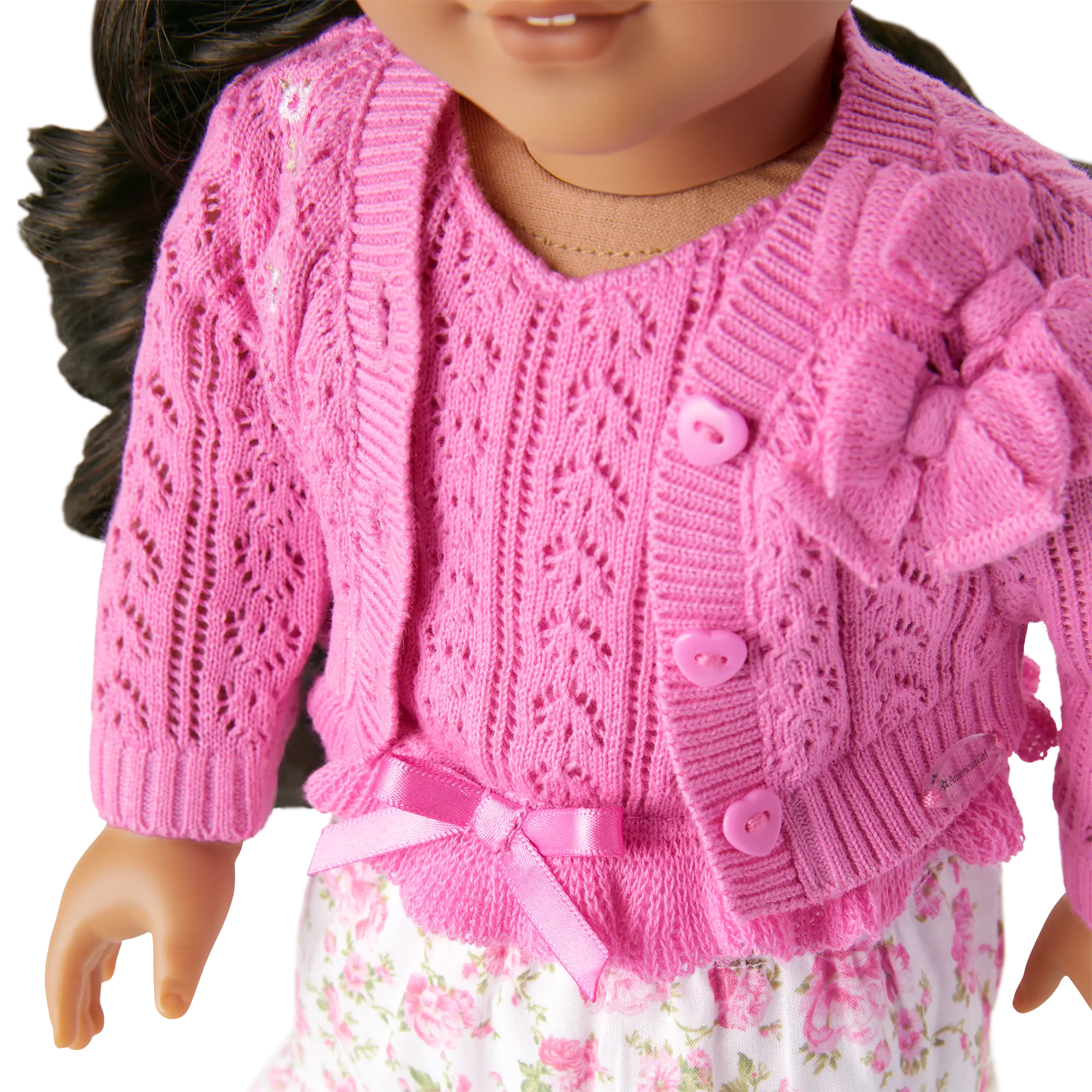 American Girl X Loveshackfancy Garden Party Cardigan For 18-Inch Dolls - Image 4