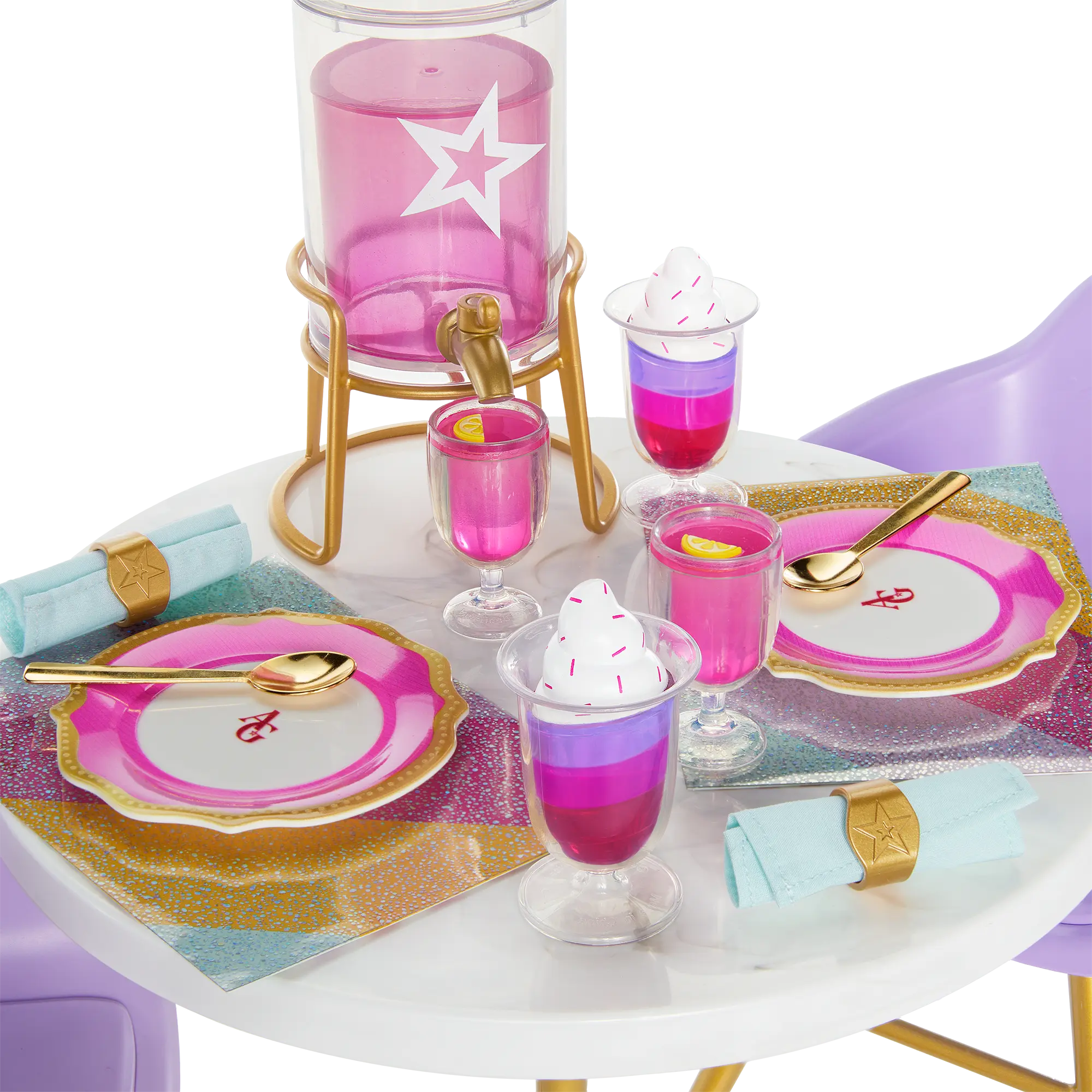 Kitchen Table For Two Set For 18-Inch Dolls - Image 5