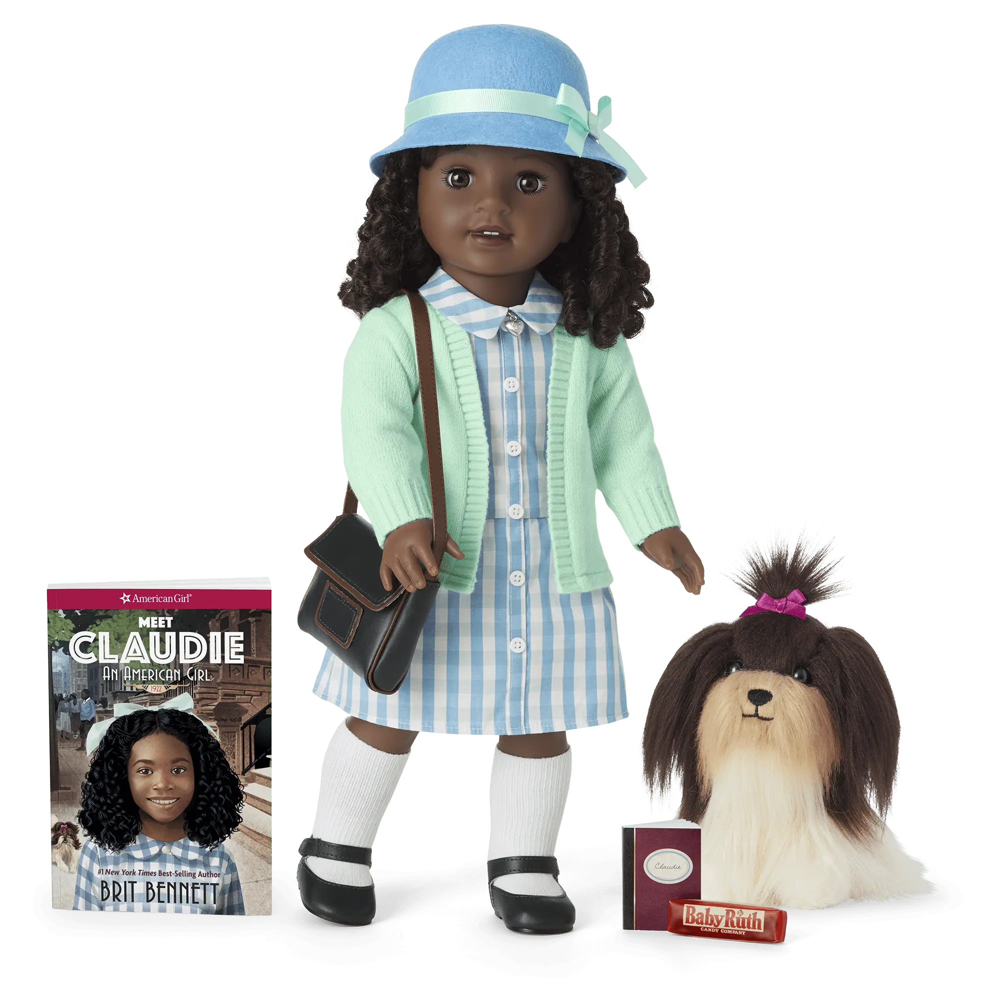 Claudie Wells 18-Inch Doll, Book, Accessories & Dog (Historical Characters)