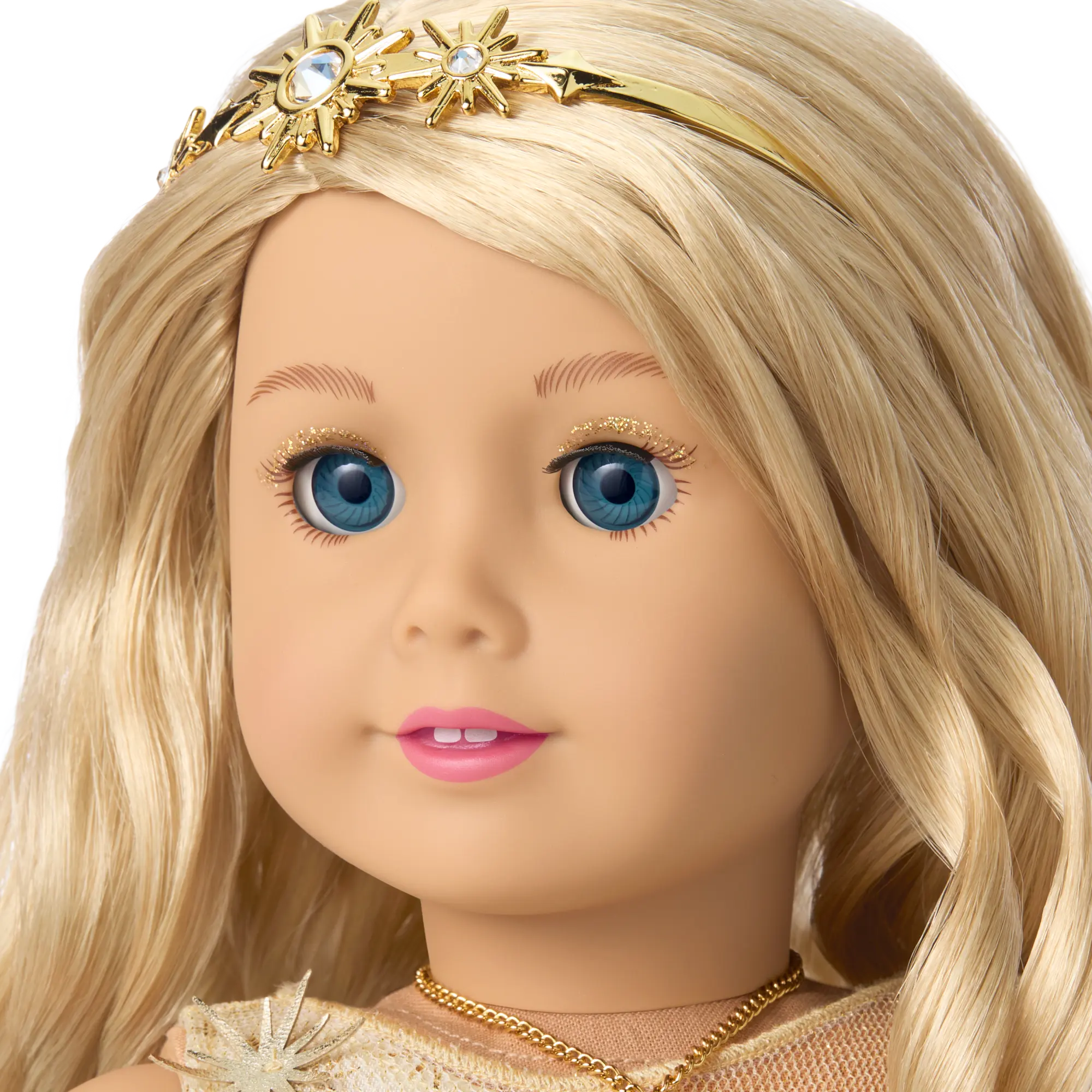 American Girl 2025 Glimmering Gold Holiday Collector Doll - Image 3