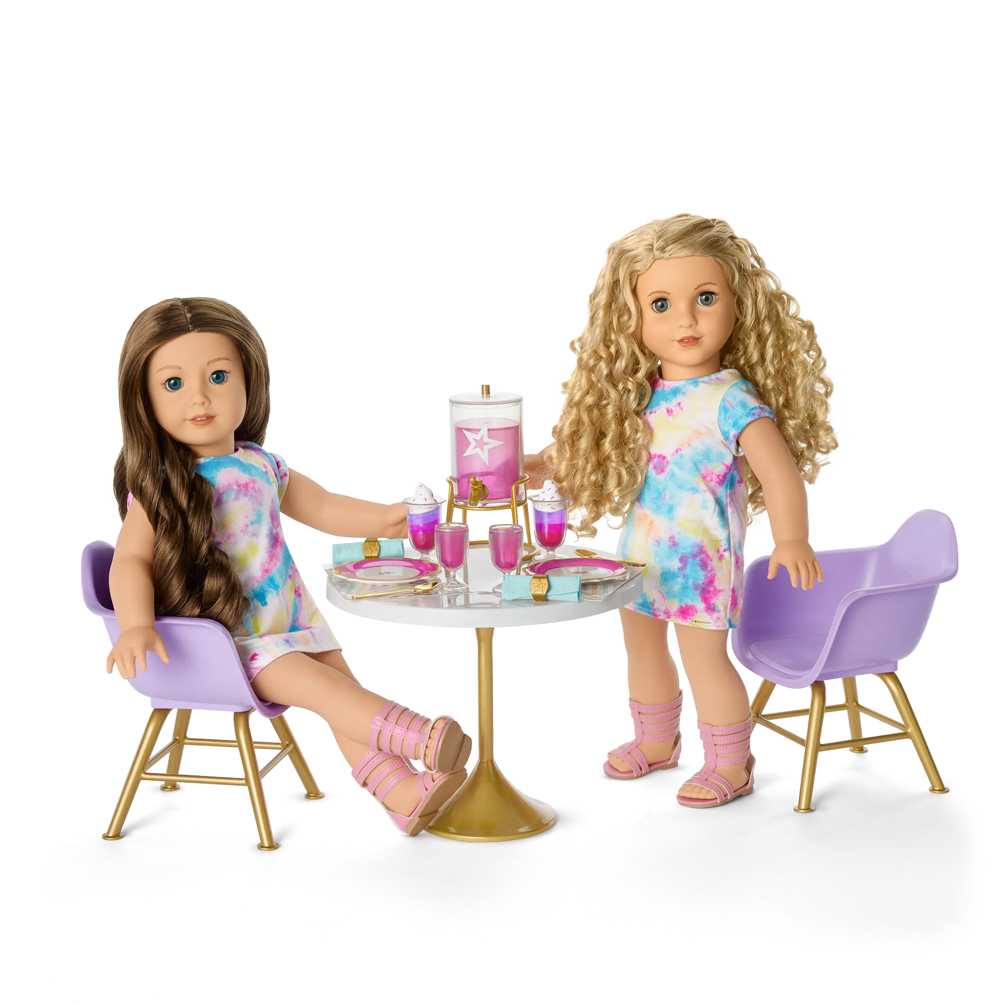 Kitchen Table For Two Set For 18-Inch Dolls - Image 6