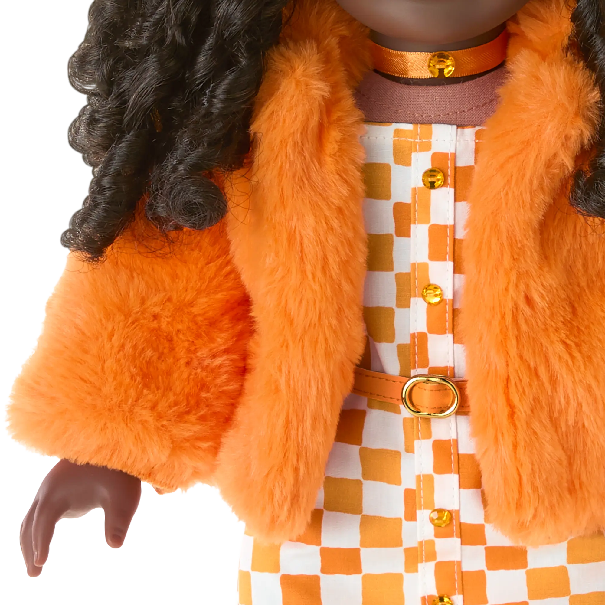 November Shimmering Citrine Outfit For 18-Inch Dolls - Image 5