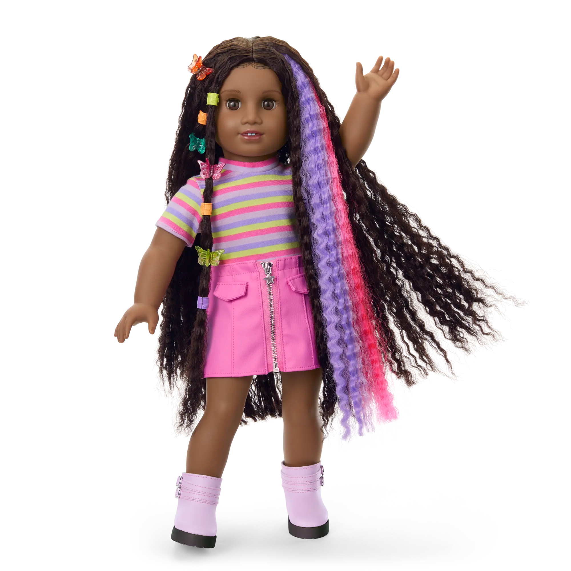 Long Hair Looks By Truly Me 18-Inch Doll #135 & Hair Accessories - Image 5