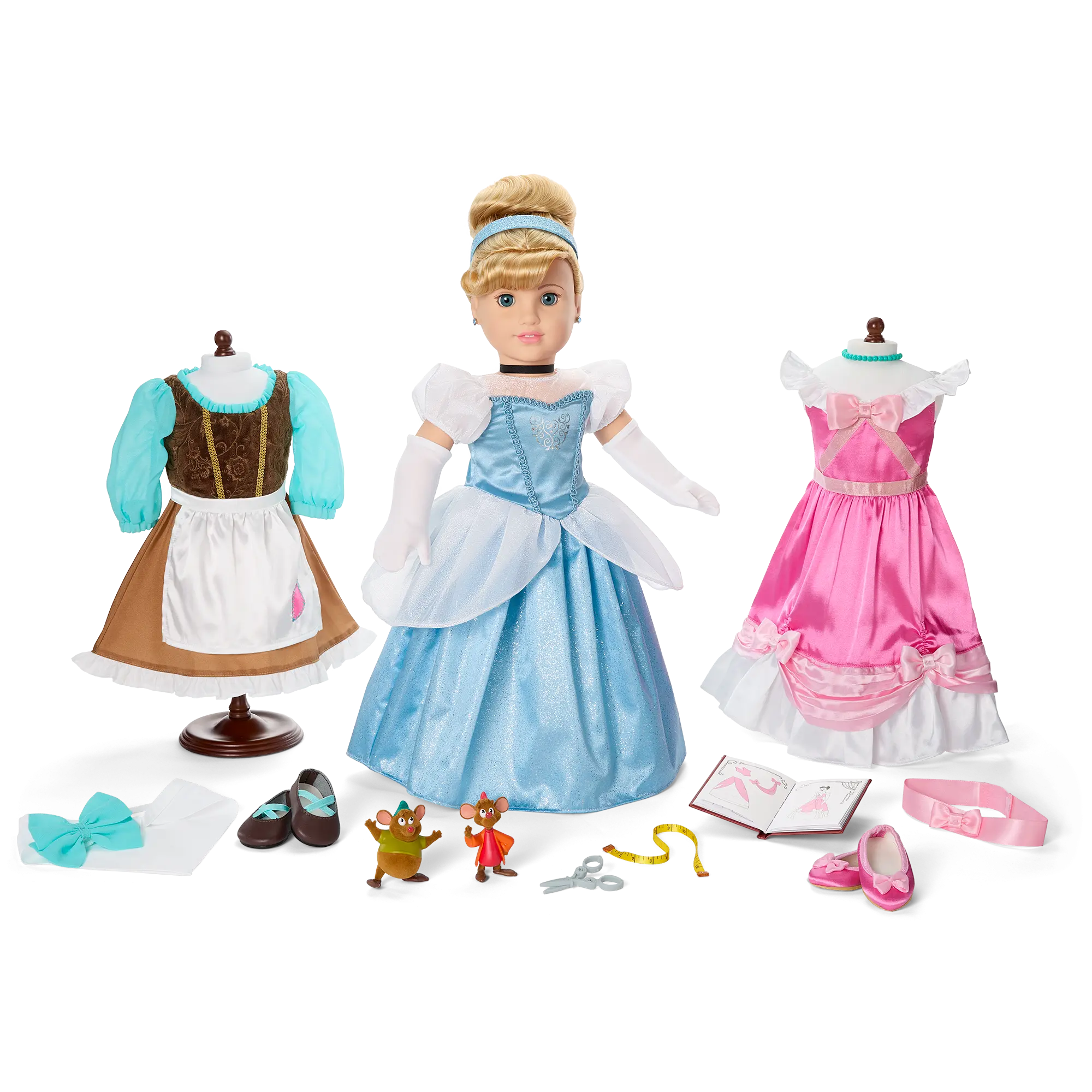 American Girl Disney Princess Cinderella Doll Story Bundle