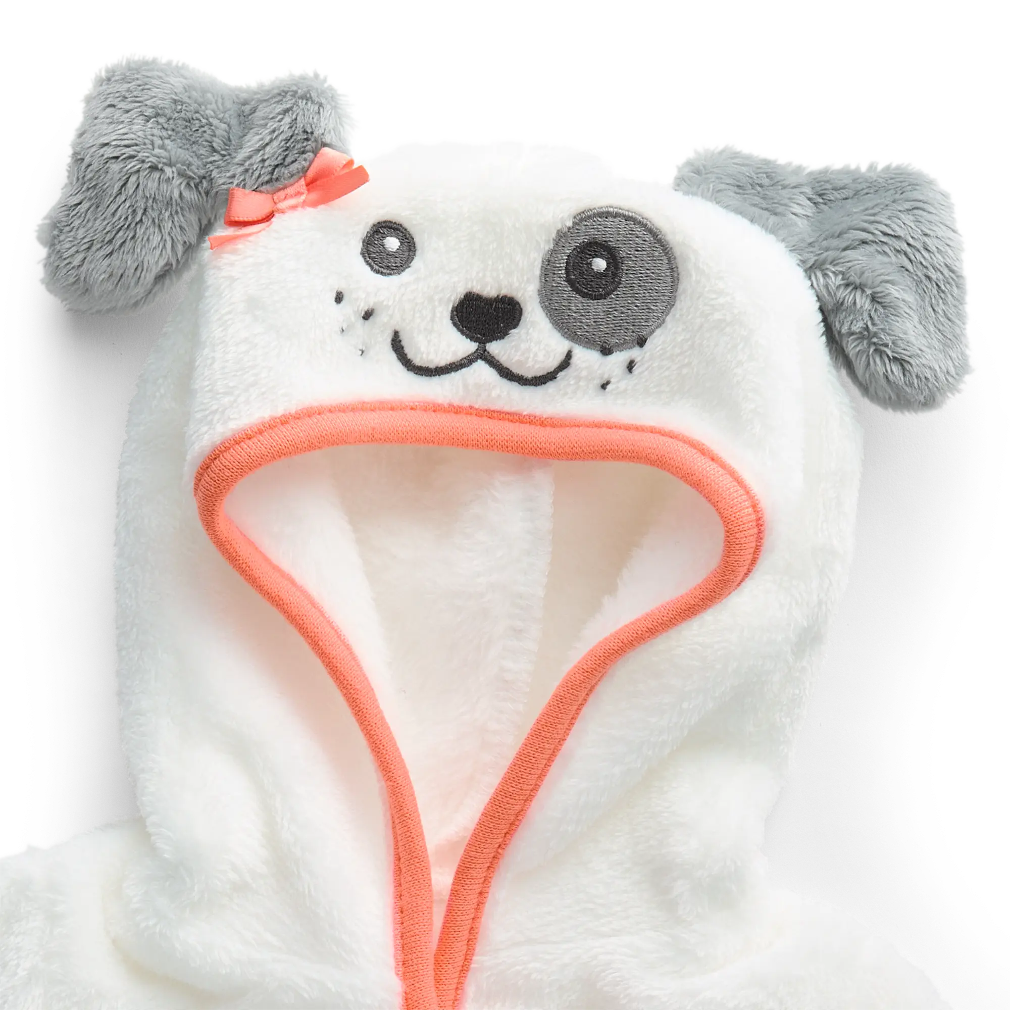 Comfy Puppy Robe Set For Girls & 18-Inch Dolls - Image 9
