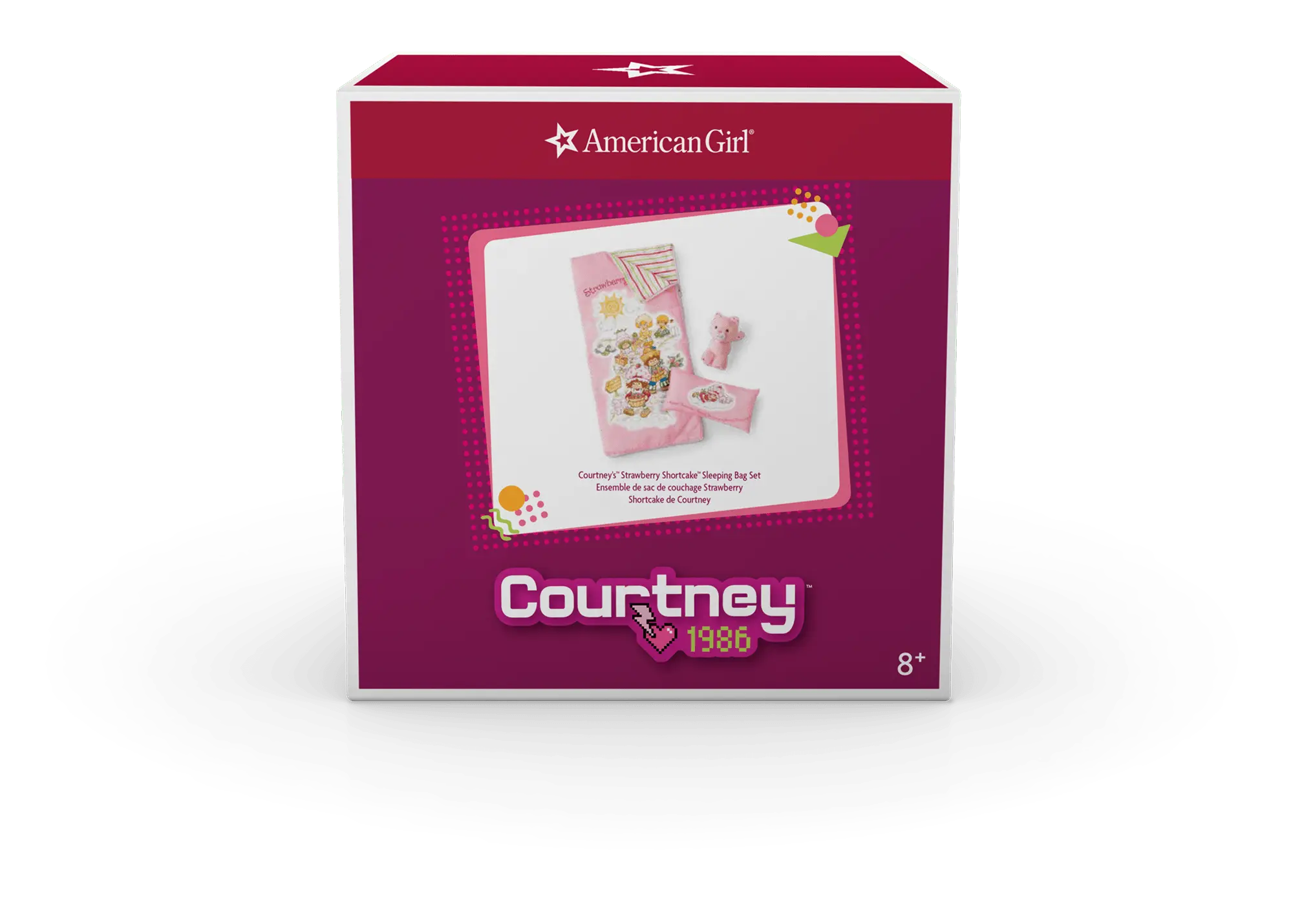 Courtney's Strawberry Shortcake Sleeping Bag Set For 18-Inch Dolls (Historical Characters) - Image 5