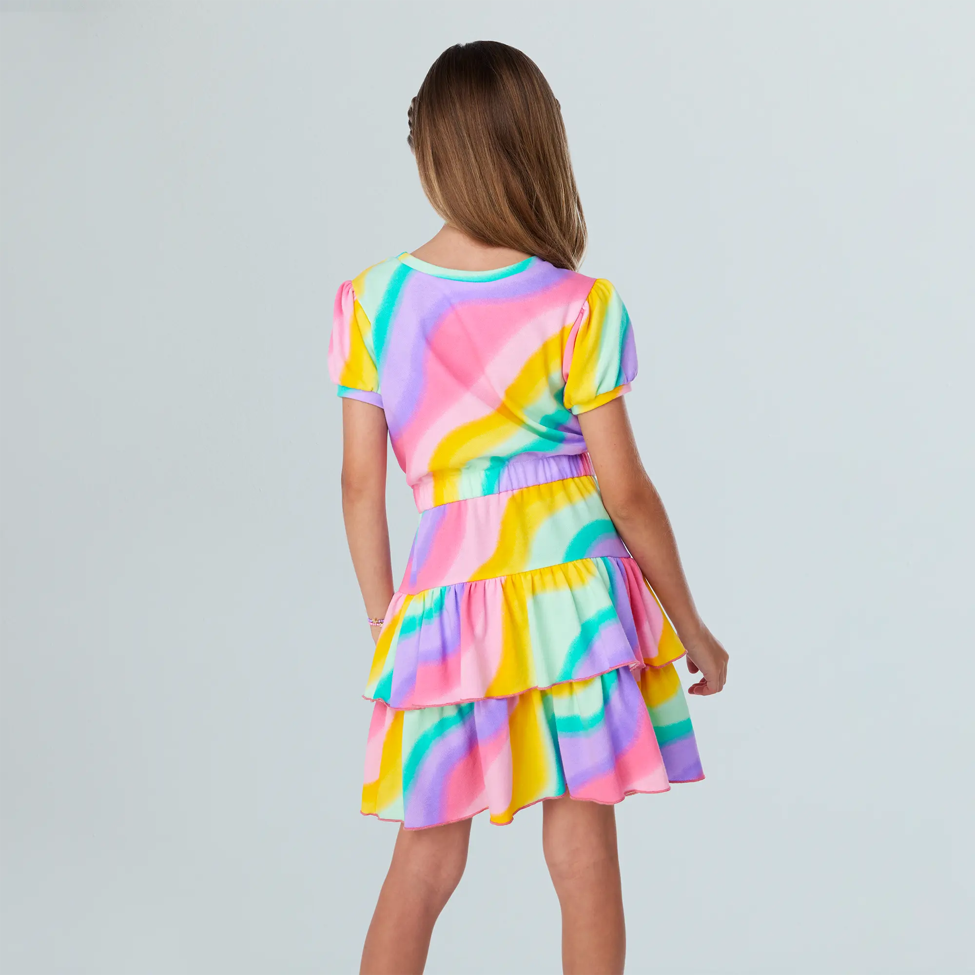 Summer's Rainbow Swirl Dress For Girls (Girl Of The Year 2025) - Image 3