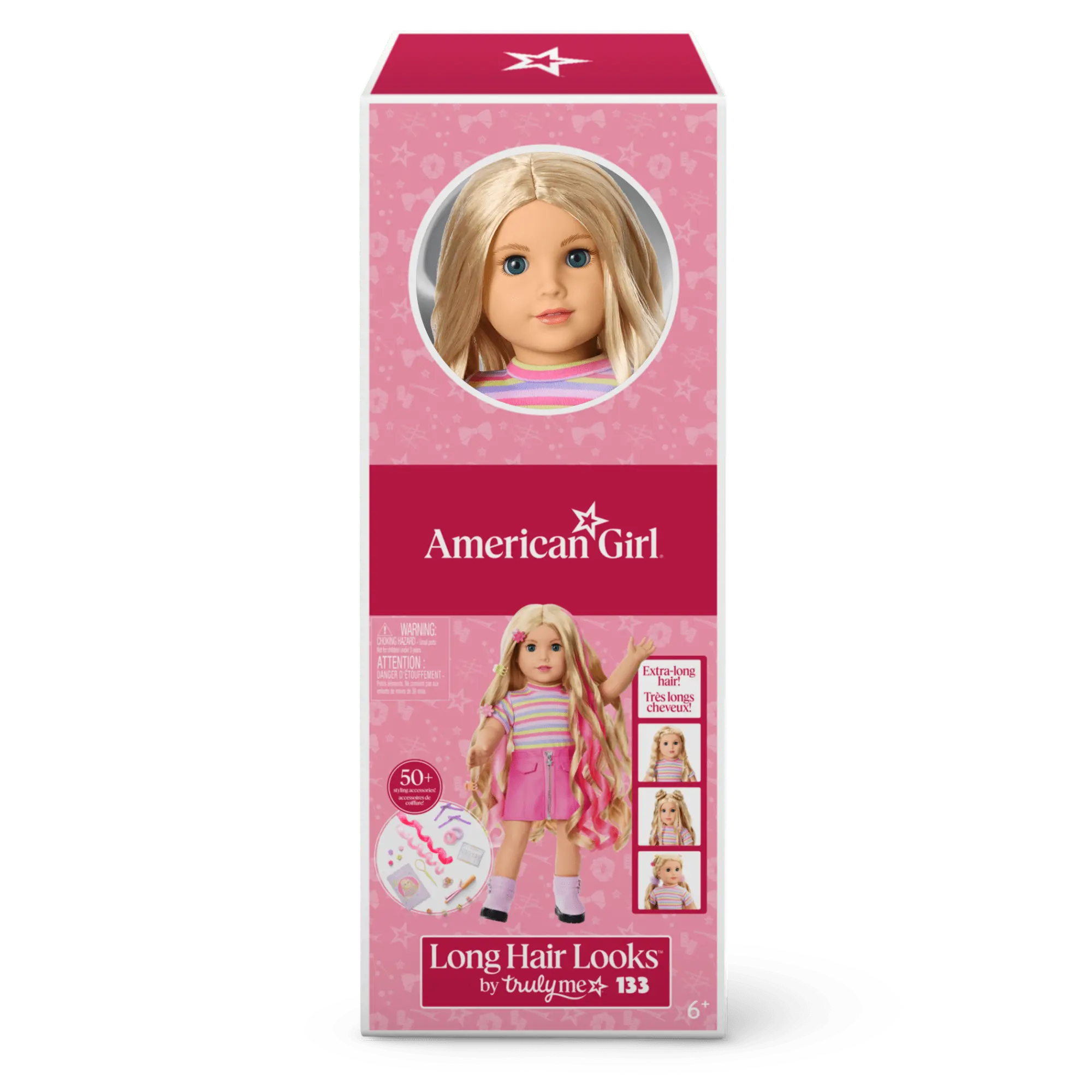Long Hair Looks By Truly Me 18-Inch Doll #133 & Hair Accessories - Image 17