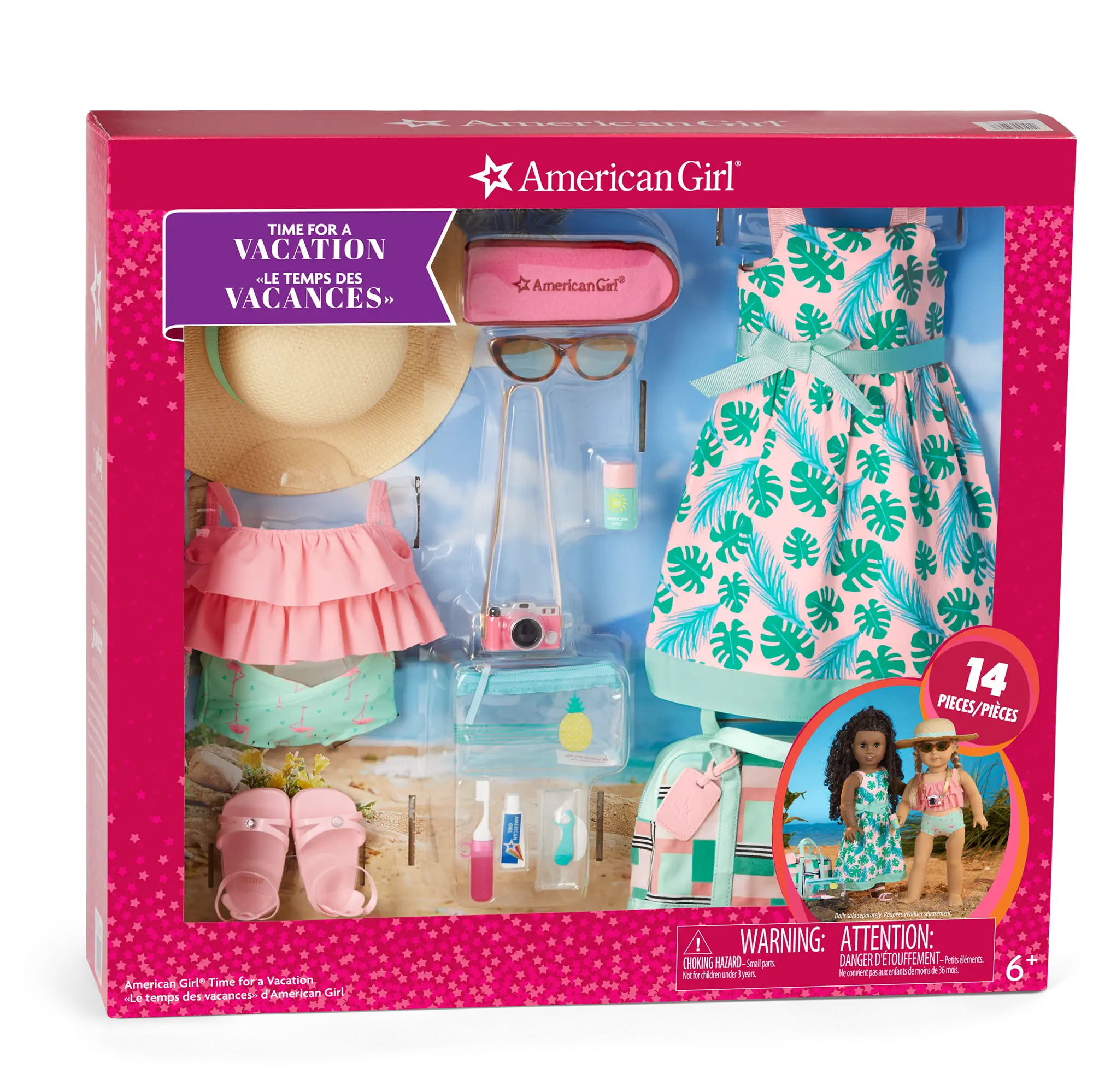 American Girl Time For A Vacation Set