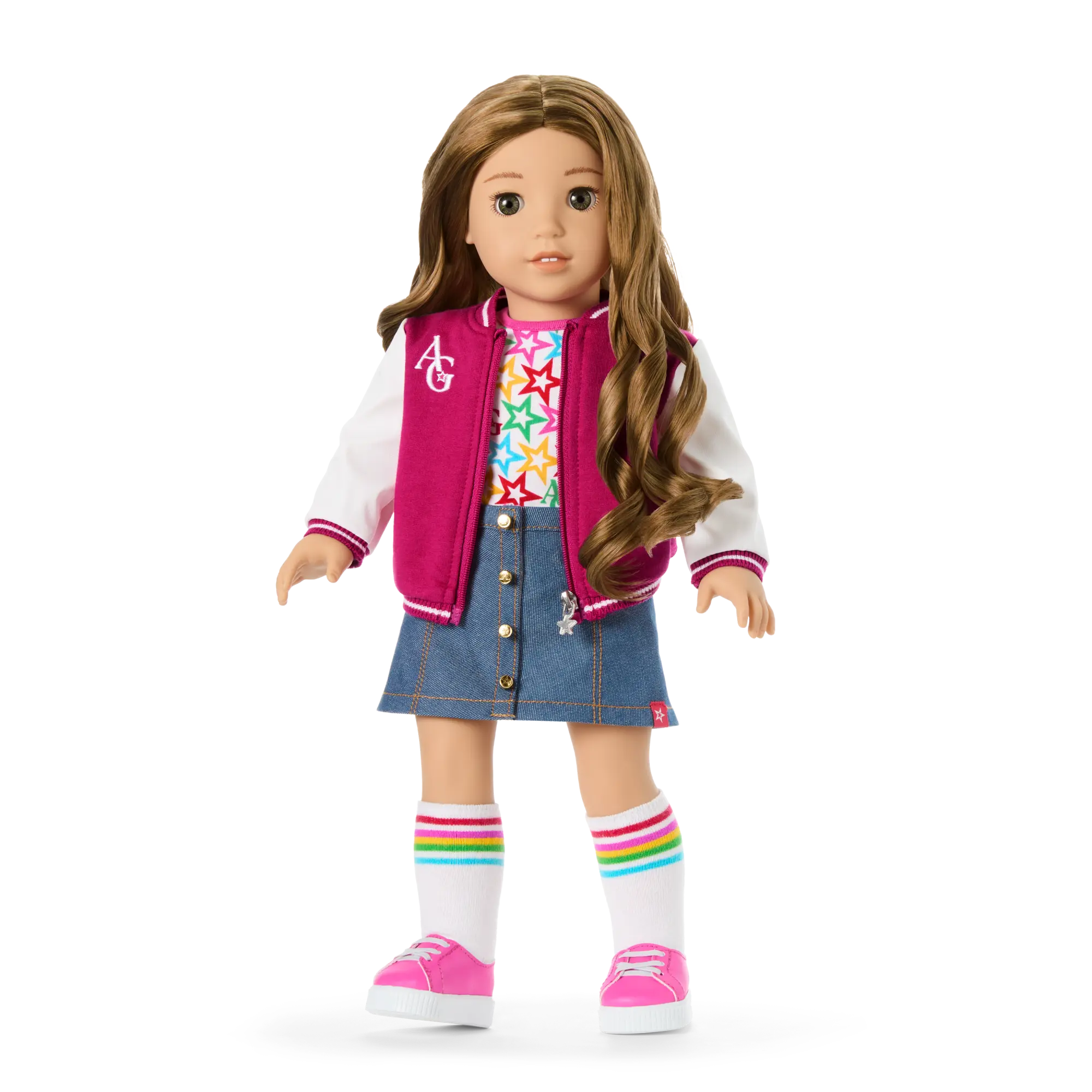 Truly Me 18-Inch Doll #118 With Curly Caramel Hair