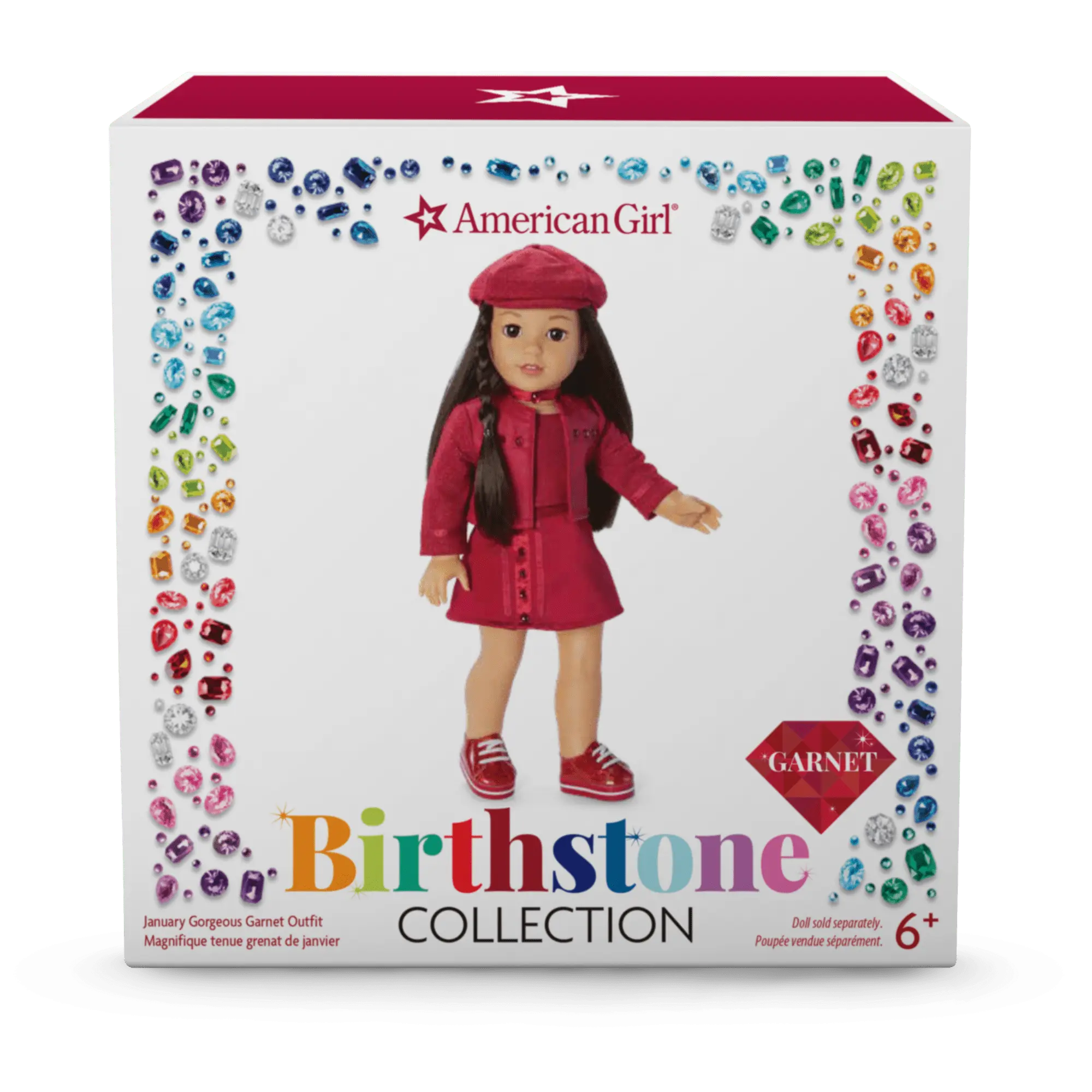 January Gorgeous Garnet Outfit For 18-Inch Dolls - Image 7