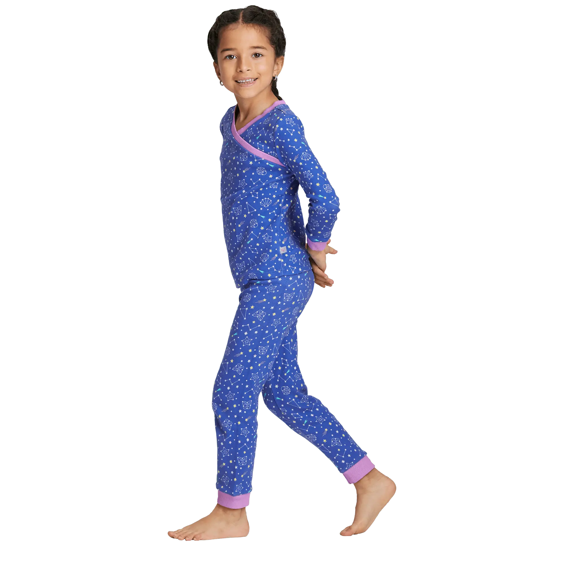 Starry Sky Pajamas For Girls