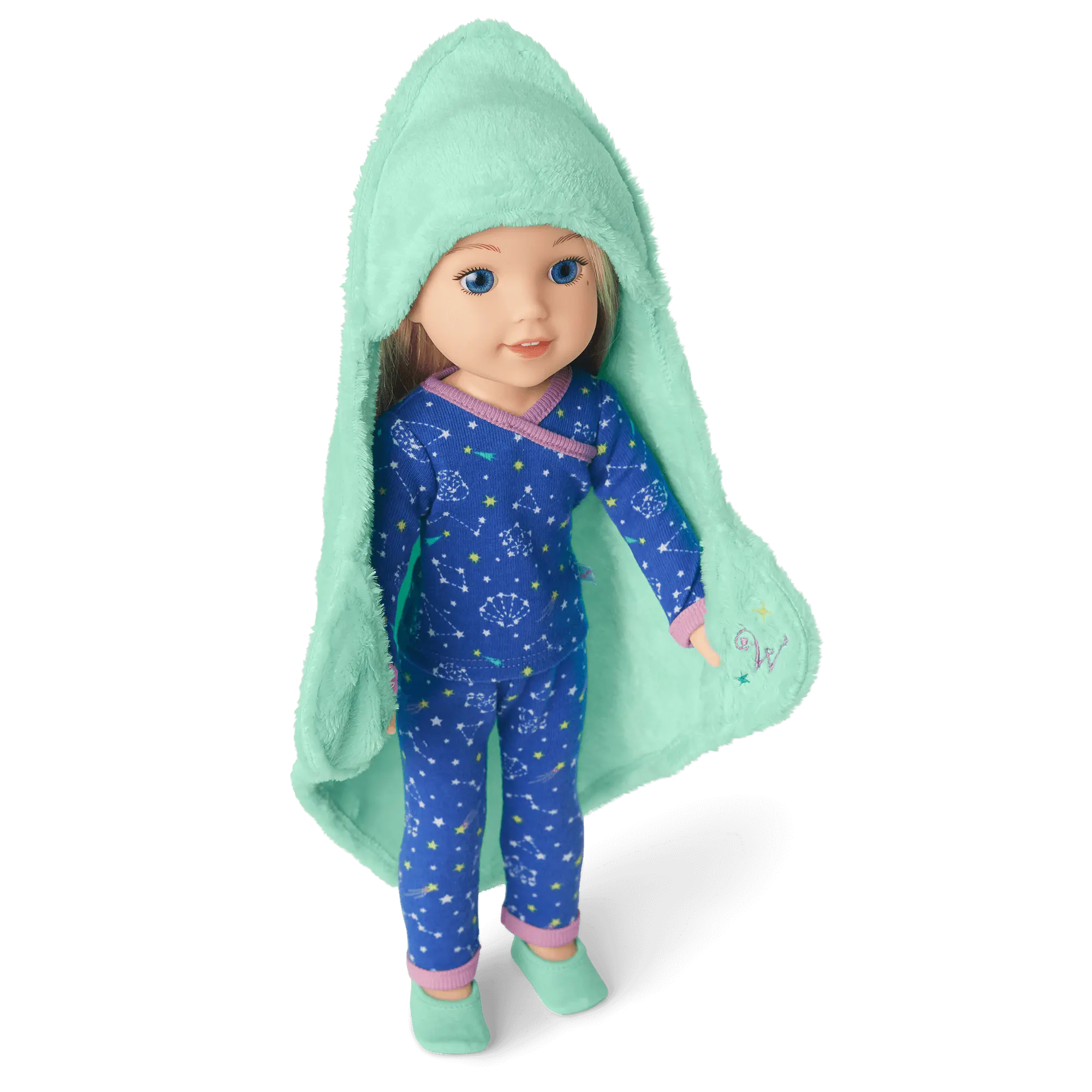 Starry Sky Pajamas For Welliewishers Dolls - Image 4