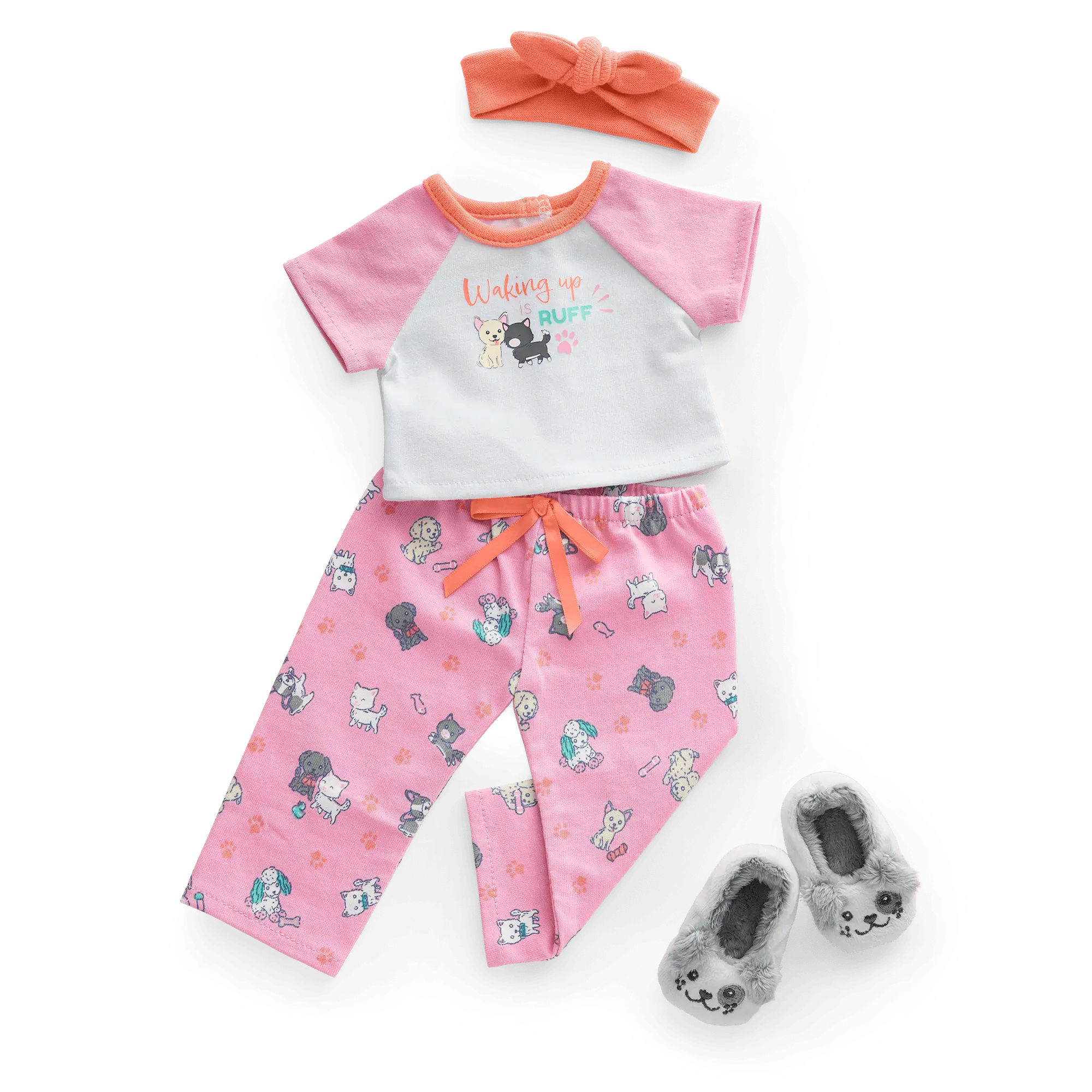 Waking Up Is Ruff Pjs For 18-Inch Dolls
