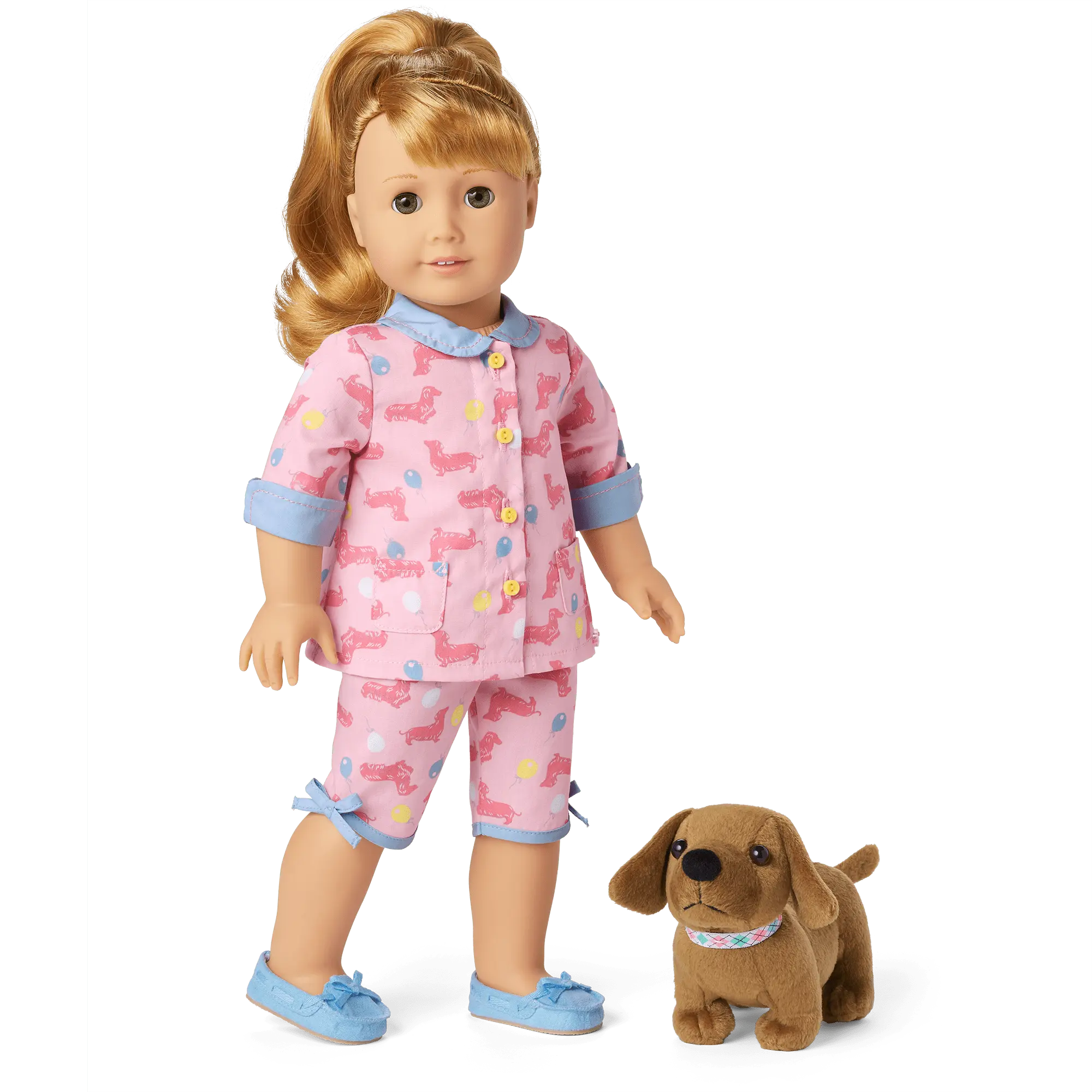 Maryellen's Dachshund Pajamas & Dog (Historical Characters)