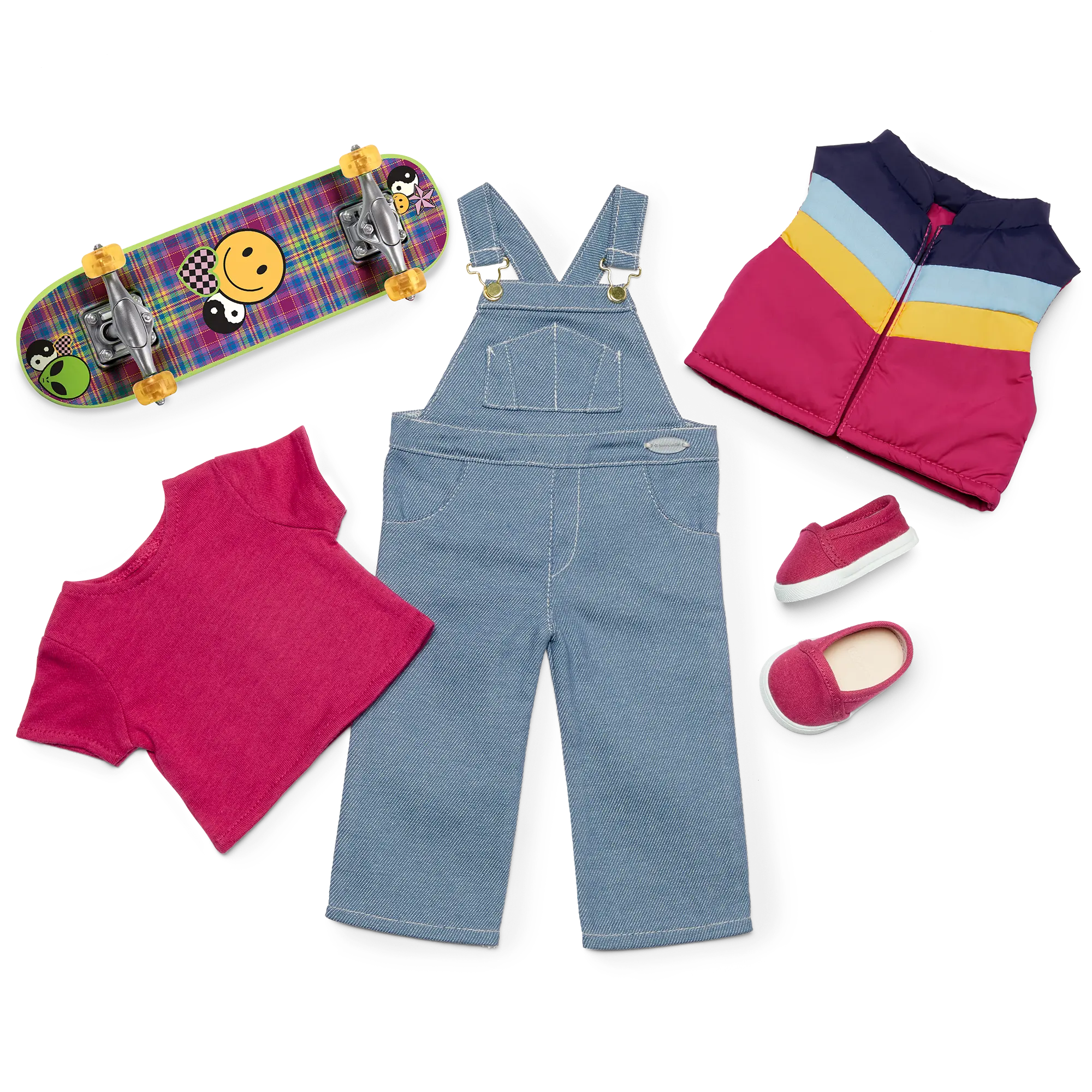 Nicki's Skateboarding Outfit For 18-Inch Dolls (Historical Characters)