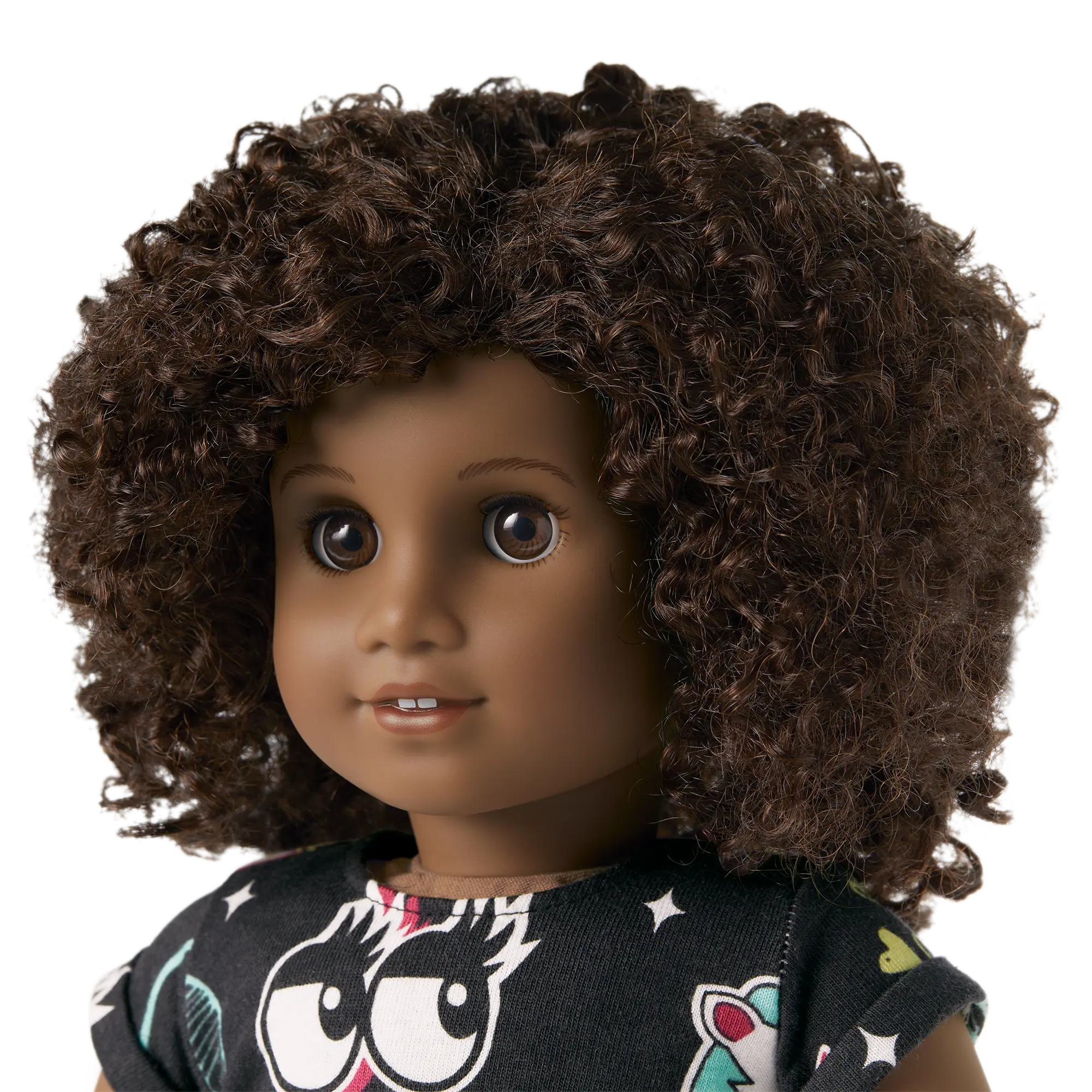 Truly Me 18-Inch Doll #112 With Short Curly Dark-Brown Hair - Image 4
