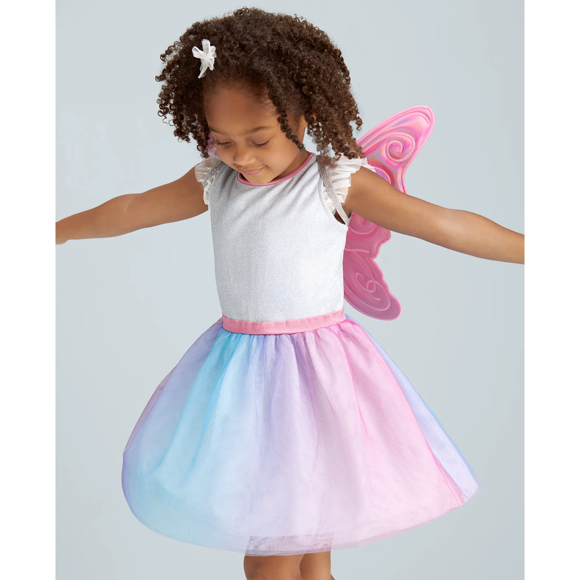Colorful Butterfly Dress & Wings For Girls - Image 7