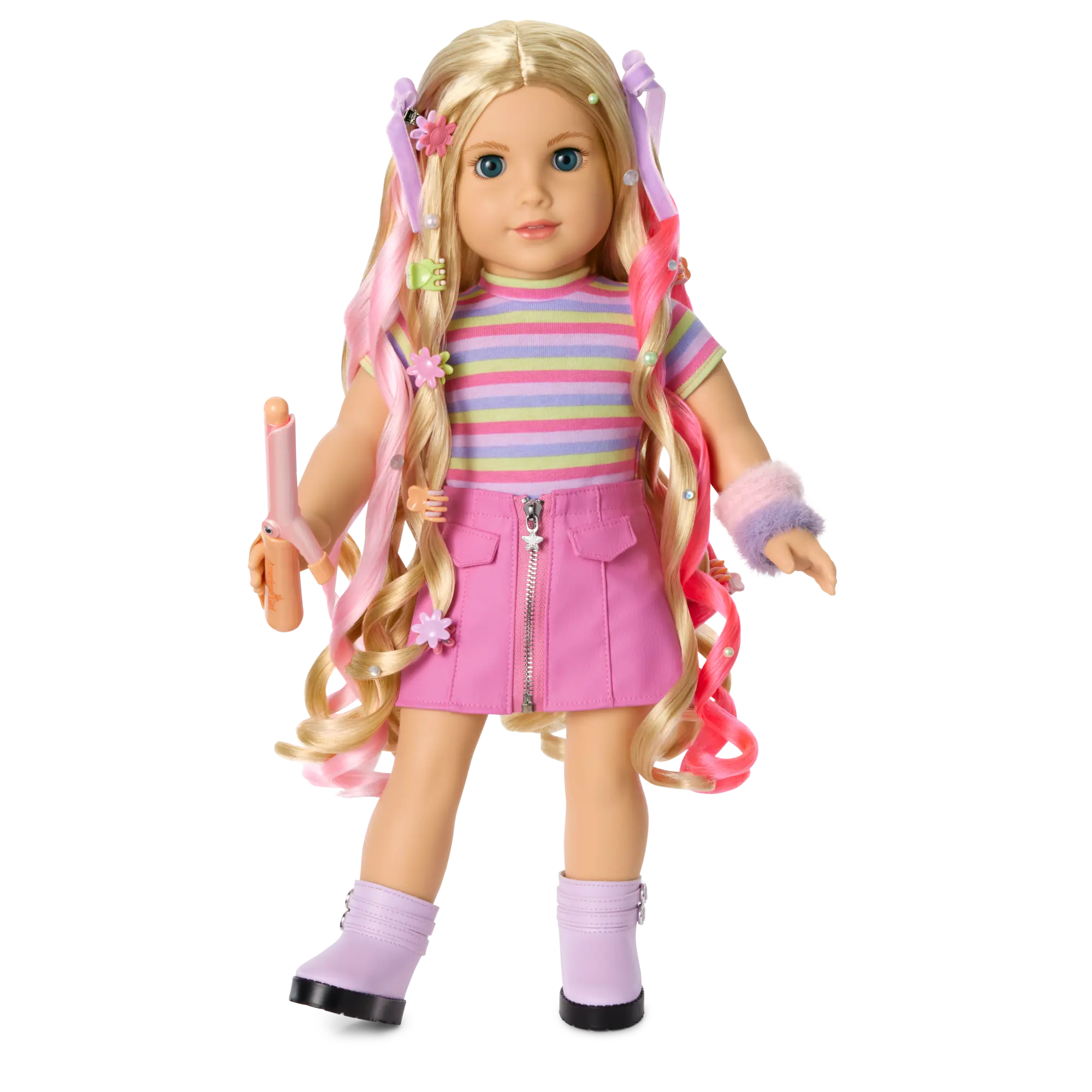 Long Hair Looks By Truly Me 18-Inch Doll #133 & Hair Accessories - Image 2