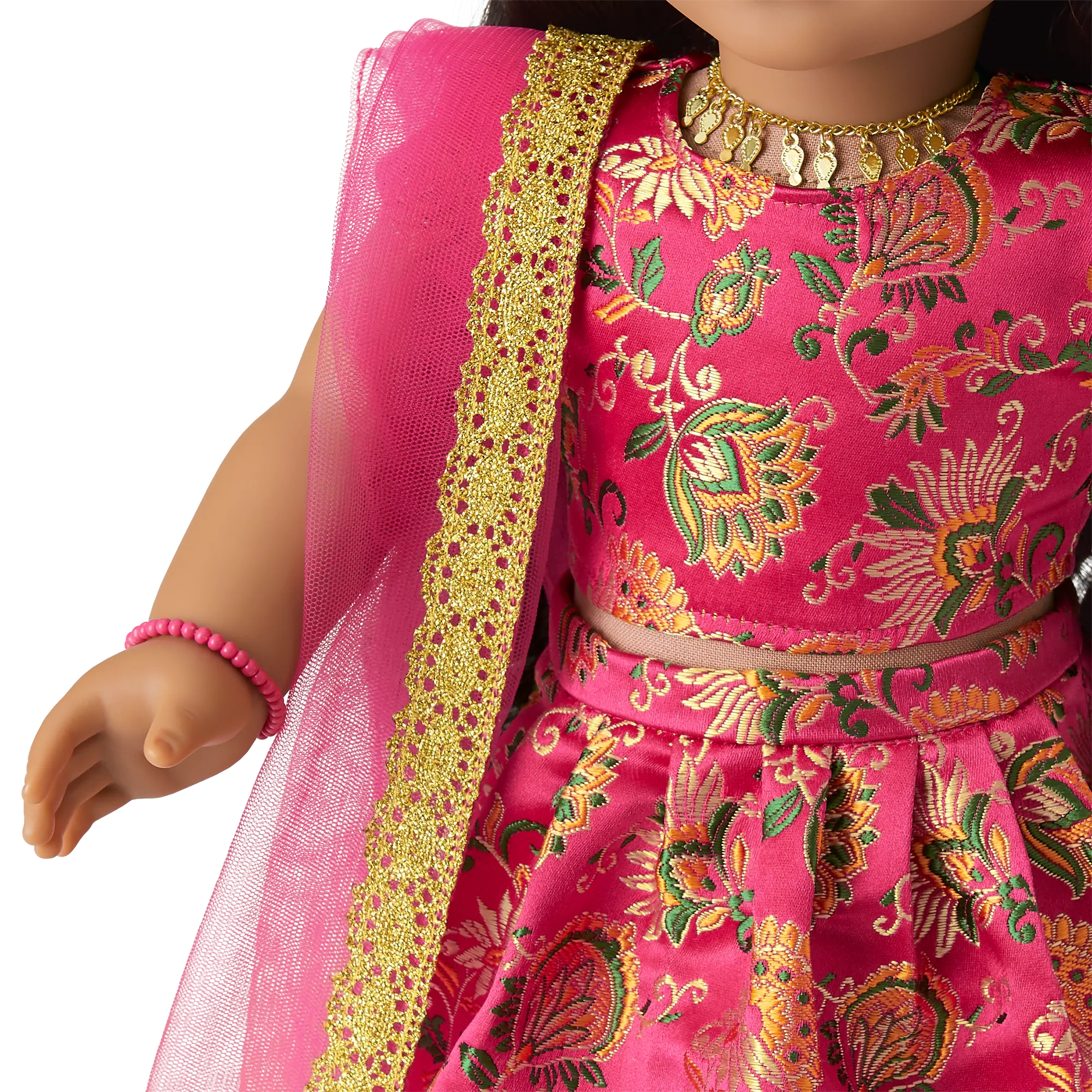 Diwali Celebration Outfit For 18-Inch Dolls - Image 5