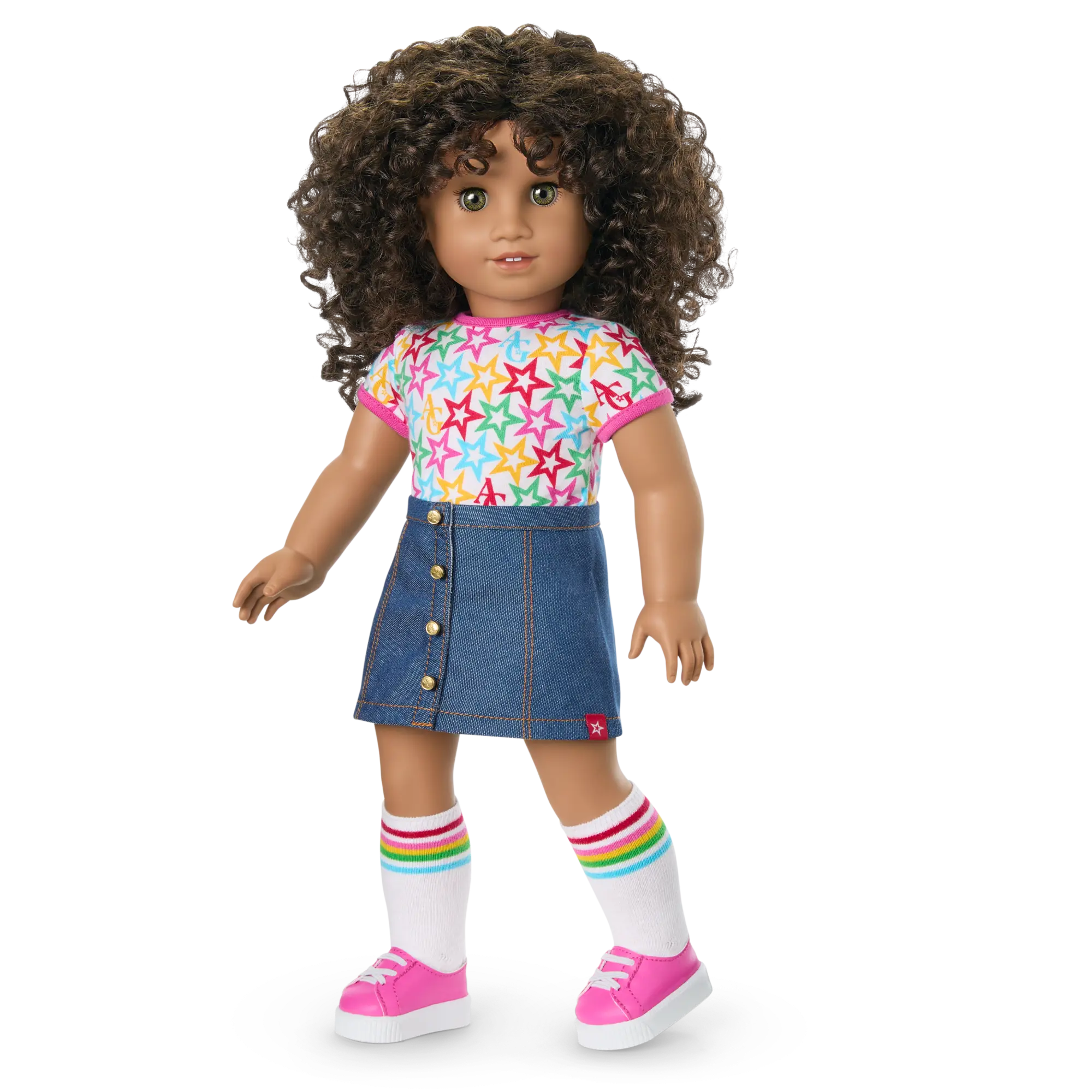 Truly Me 18-Inch Doll #132 With Curly Dark-Brown Hair - Image 9
