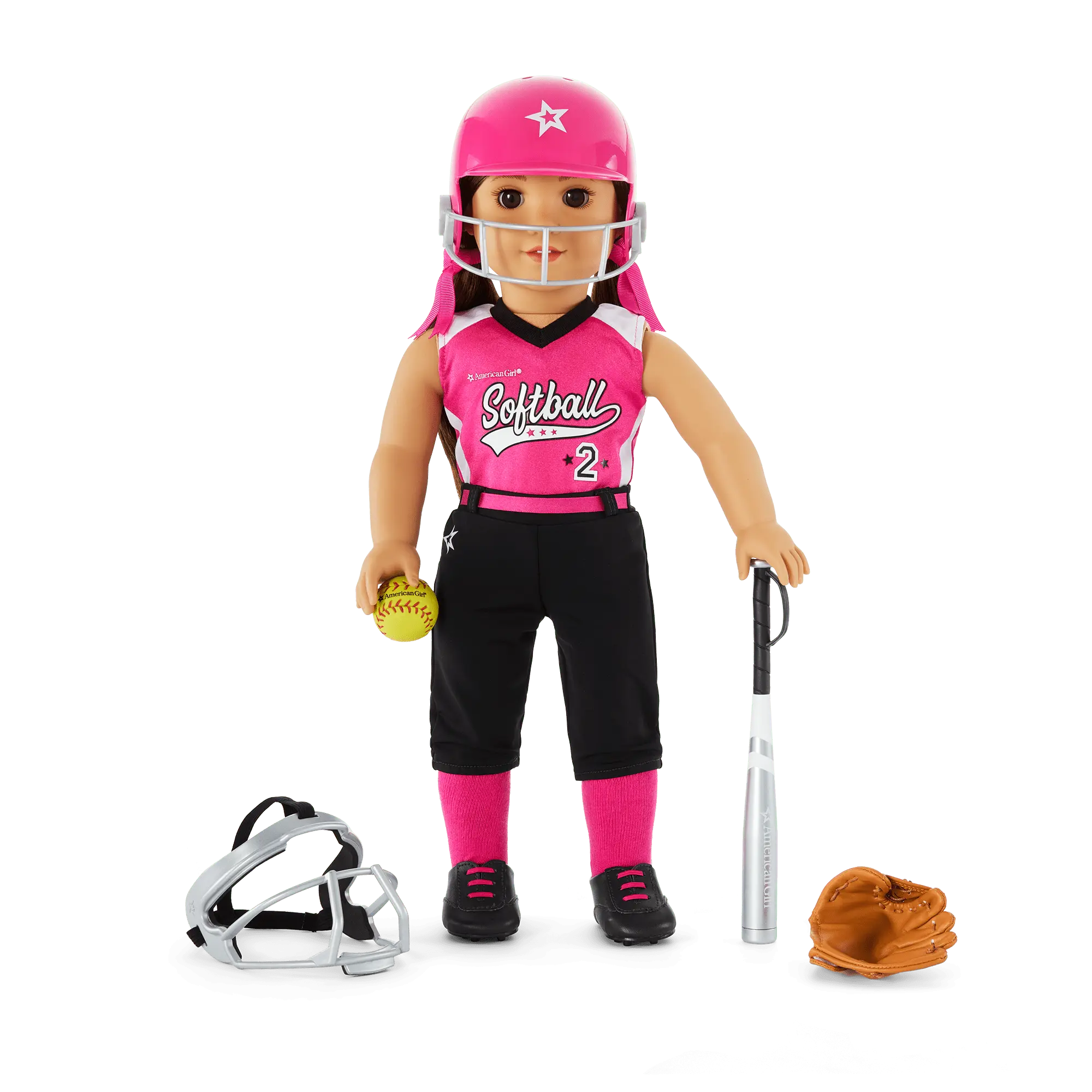 Softball Star Uniform For 18-Inch Dolls - Image 2