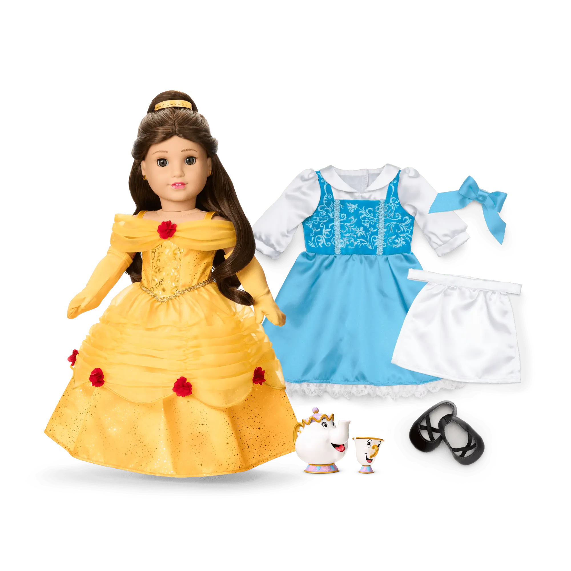 American Girl Disney Princess Belle Doll Story Bundle