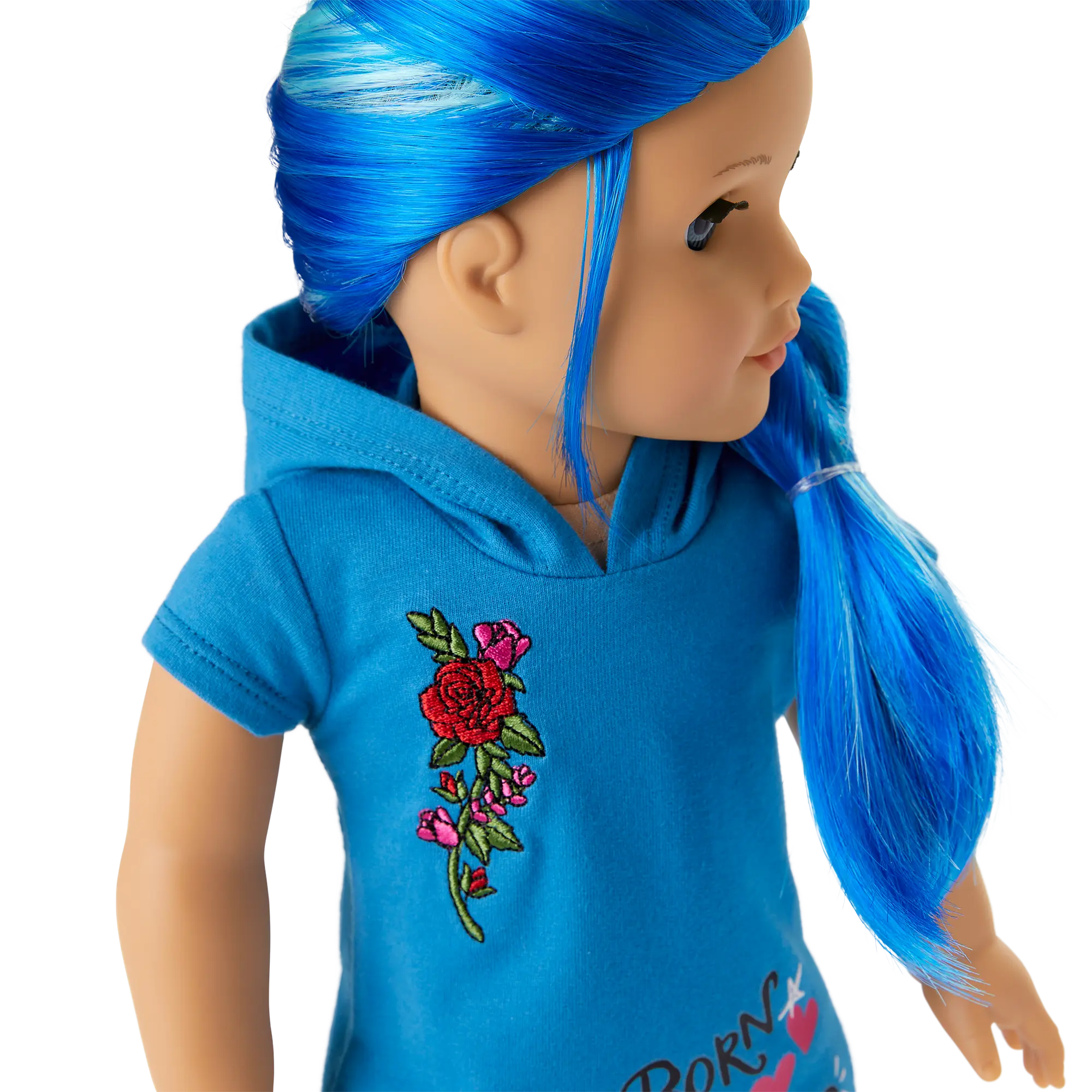 Truly Me 18-Inch Doll #90 With Long Blue Hair - Image 4