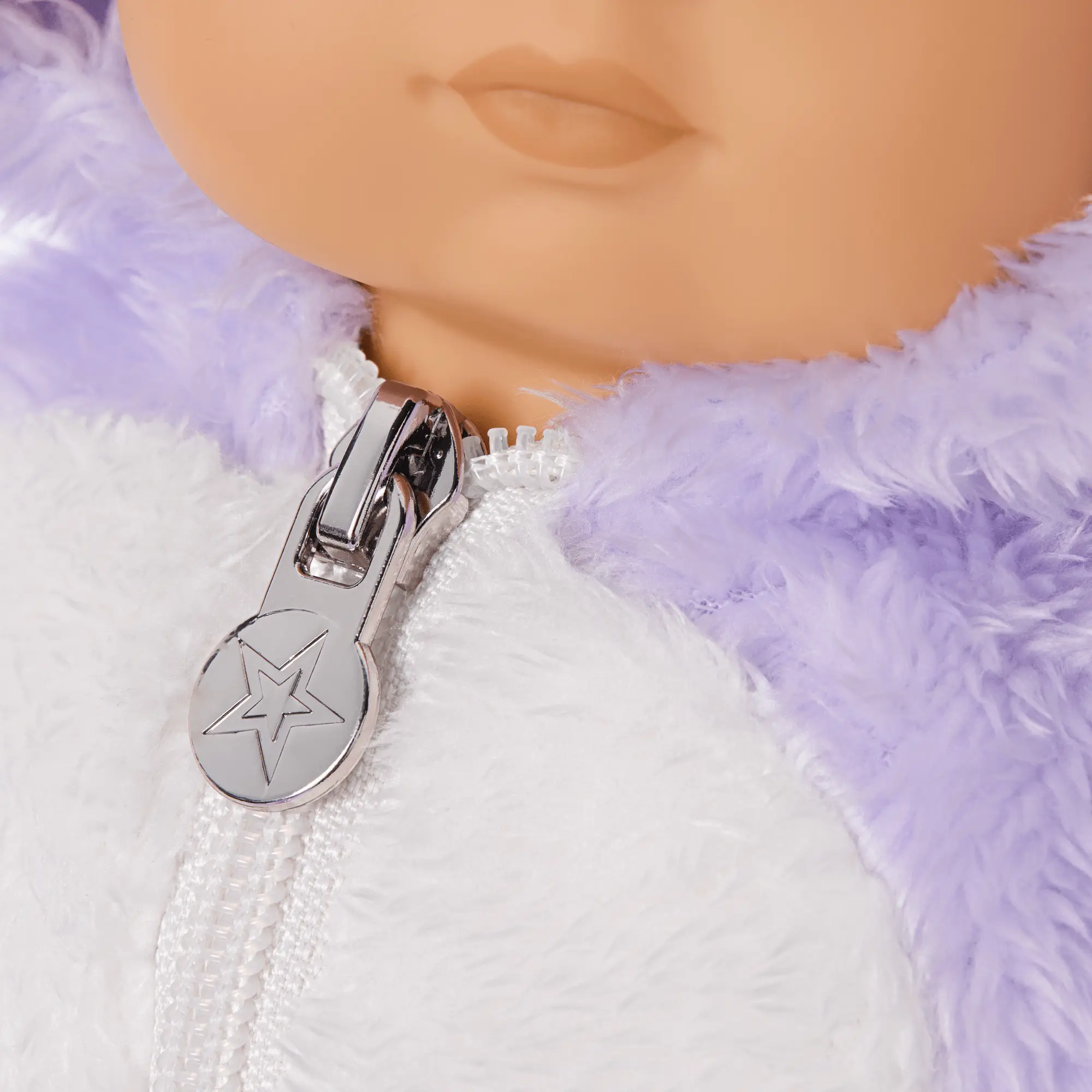 Lovable Lavender Bear One-Piece Outfit For Bitty Baby Dolls - Image 6