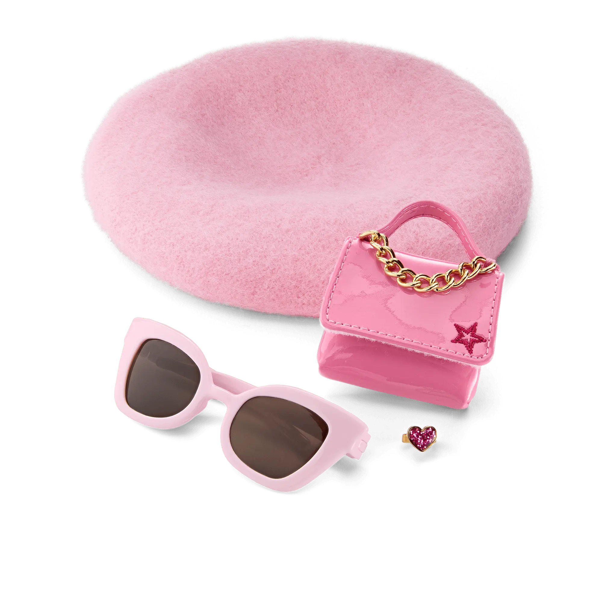 Pink Chic Accessories For 18-Inch Dolls