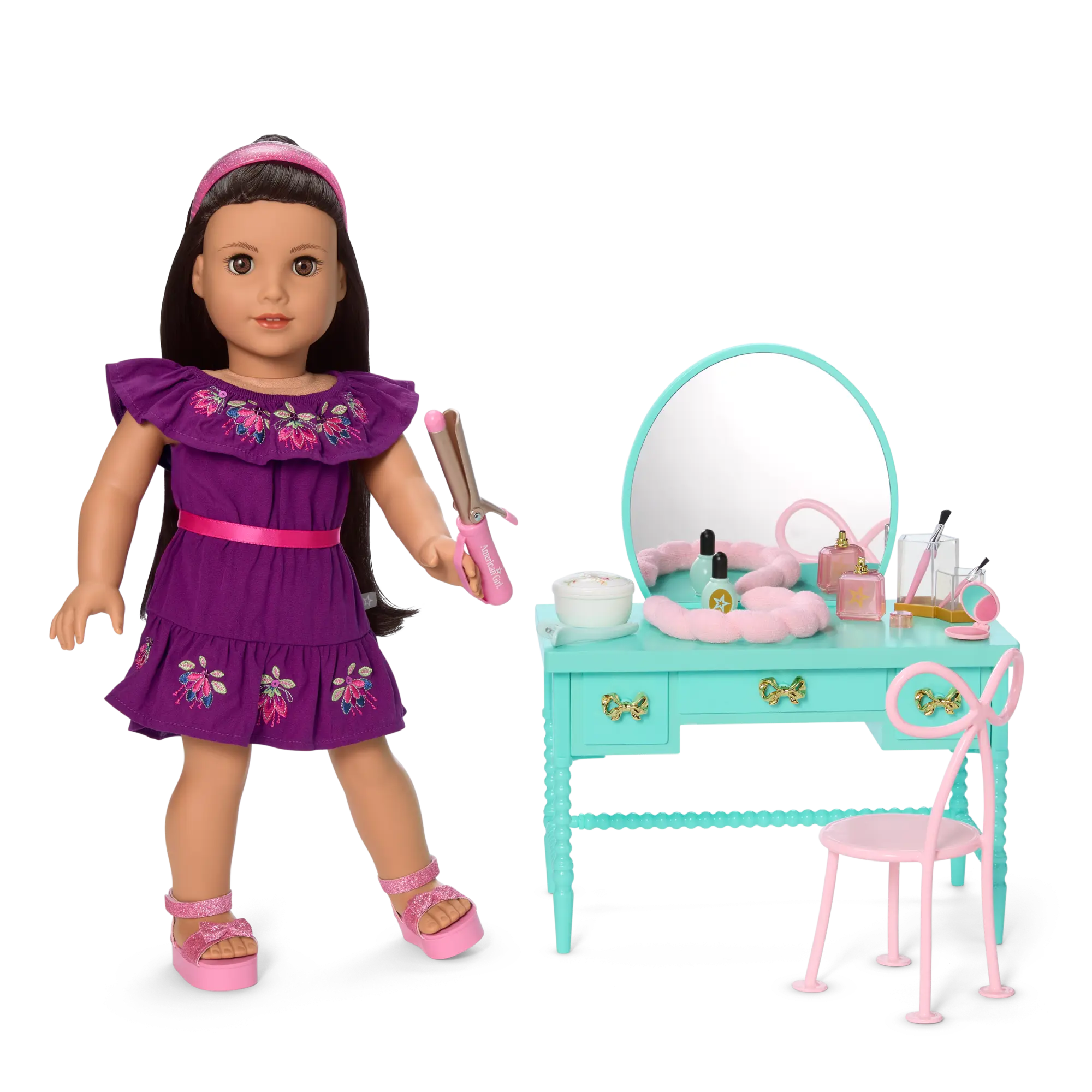 Raquel's Vintage Vanity For 18-Inch Dolls (Girl Of The Year 2026) - Image 17