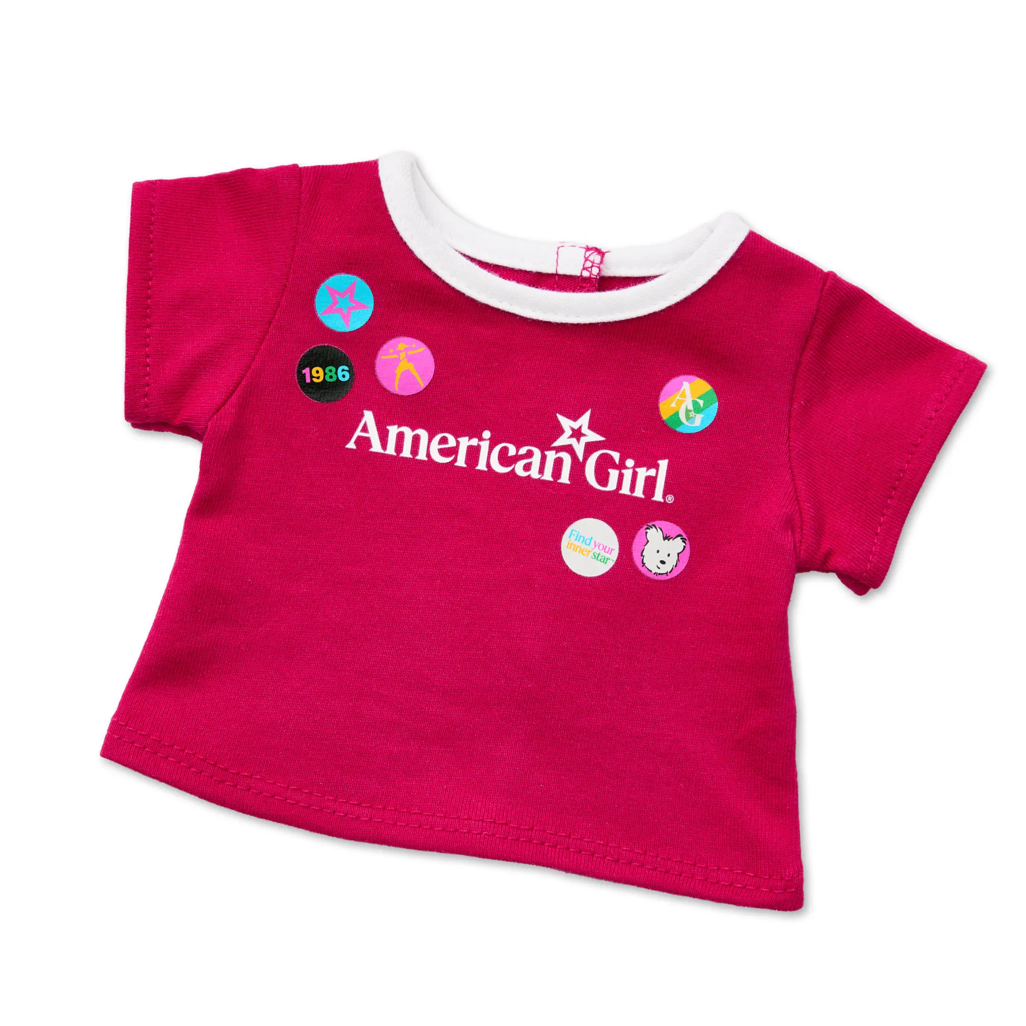 Matching Ag Grin Pins Ringer Tee Set For Girls & 18-Inch Dolls - Image 5