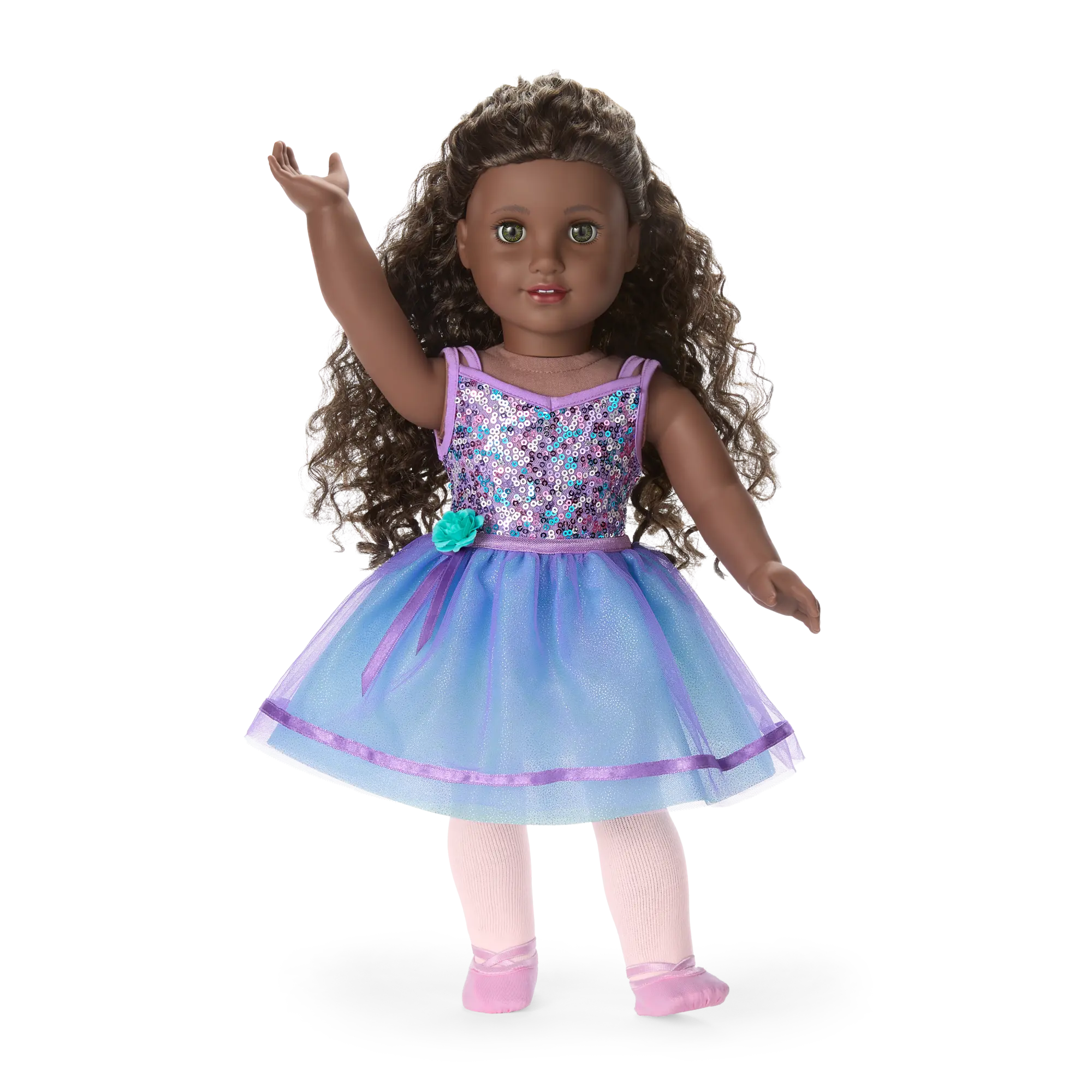 Truly Me #127 Doll & Dance All Day Set With Curly Dark-Brown Hair - Image 2