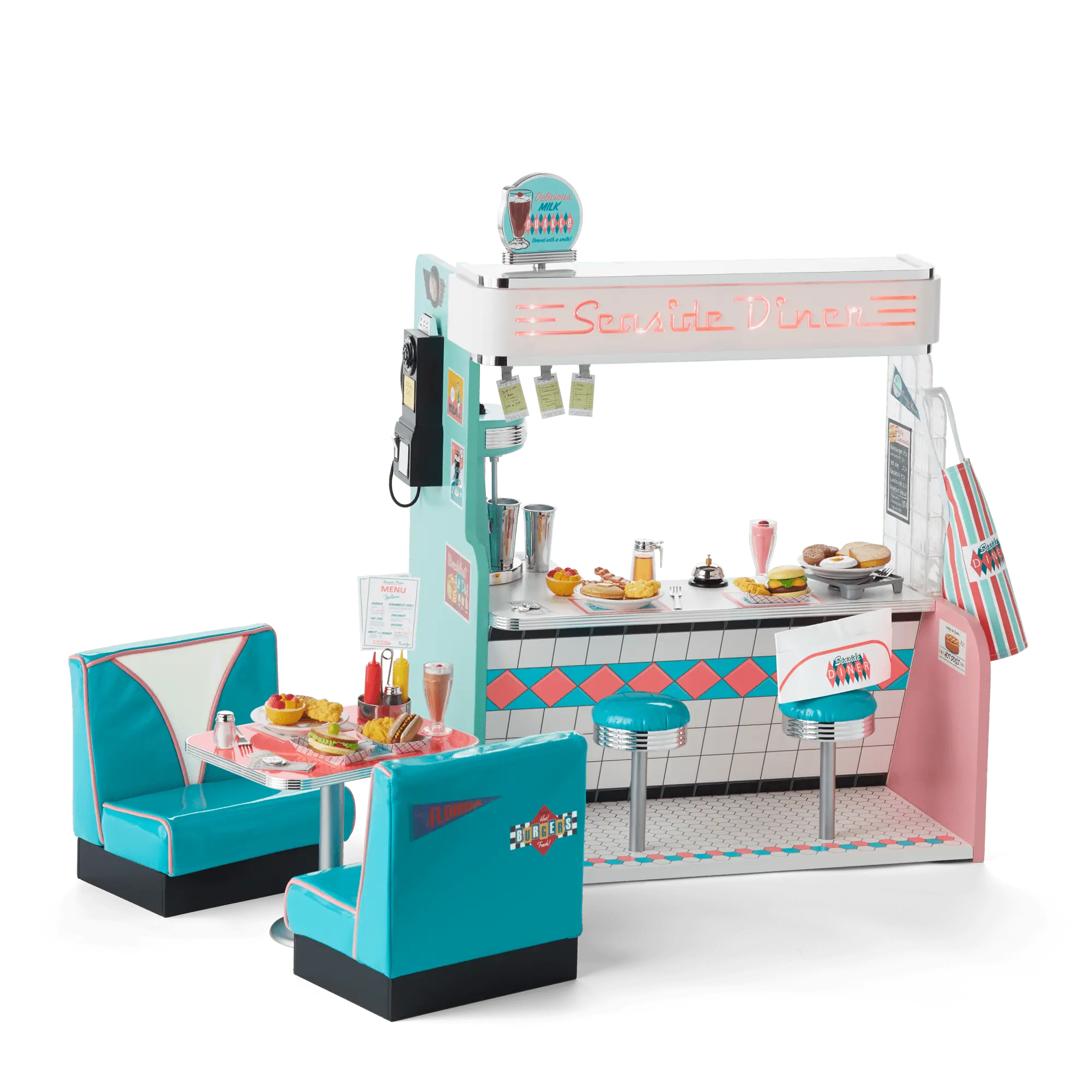 Maryellen's Seaside Diner For 18-Inch Dolls (Historical Characters)