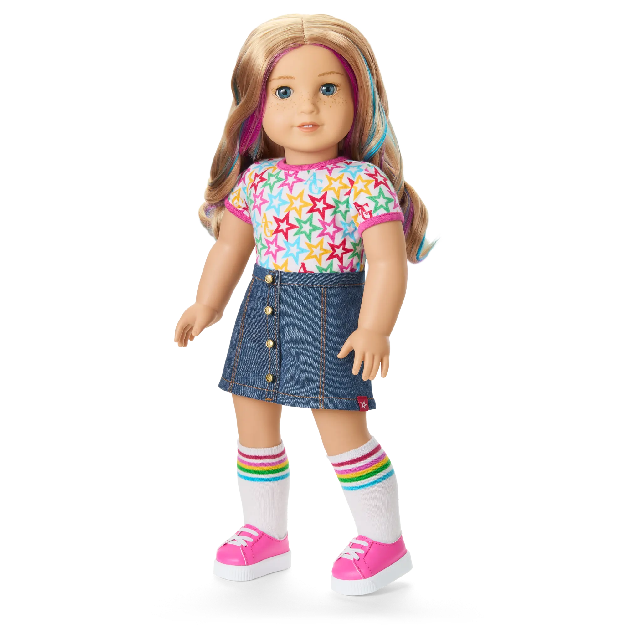 Truly Me 18-Inch Doll #110, Puppy, Mini Backpack & Accessories Ag Star Squad Bundle - Image 9