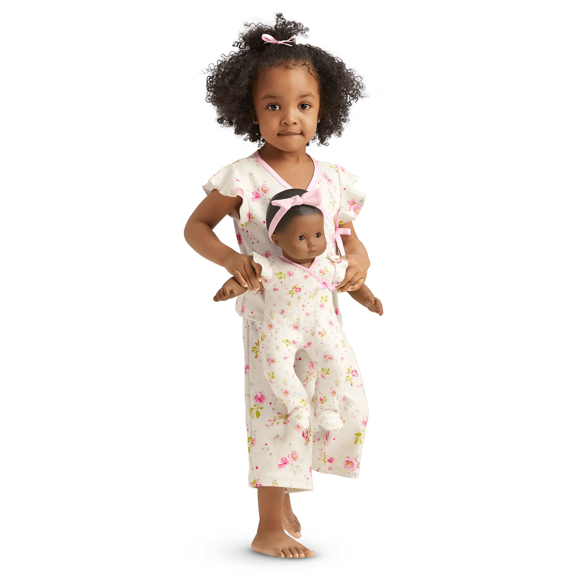 Beautiful Blooms Pajamas For Little Girls & Bitty Baby Dolls