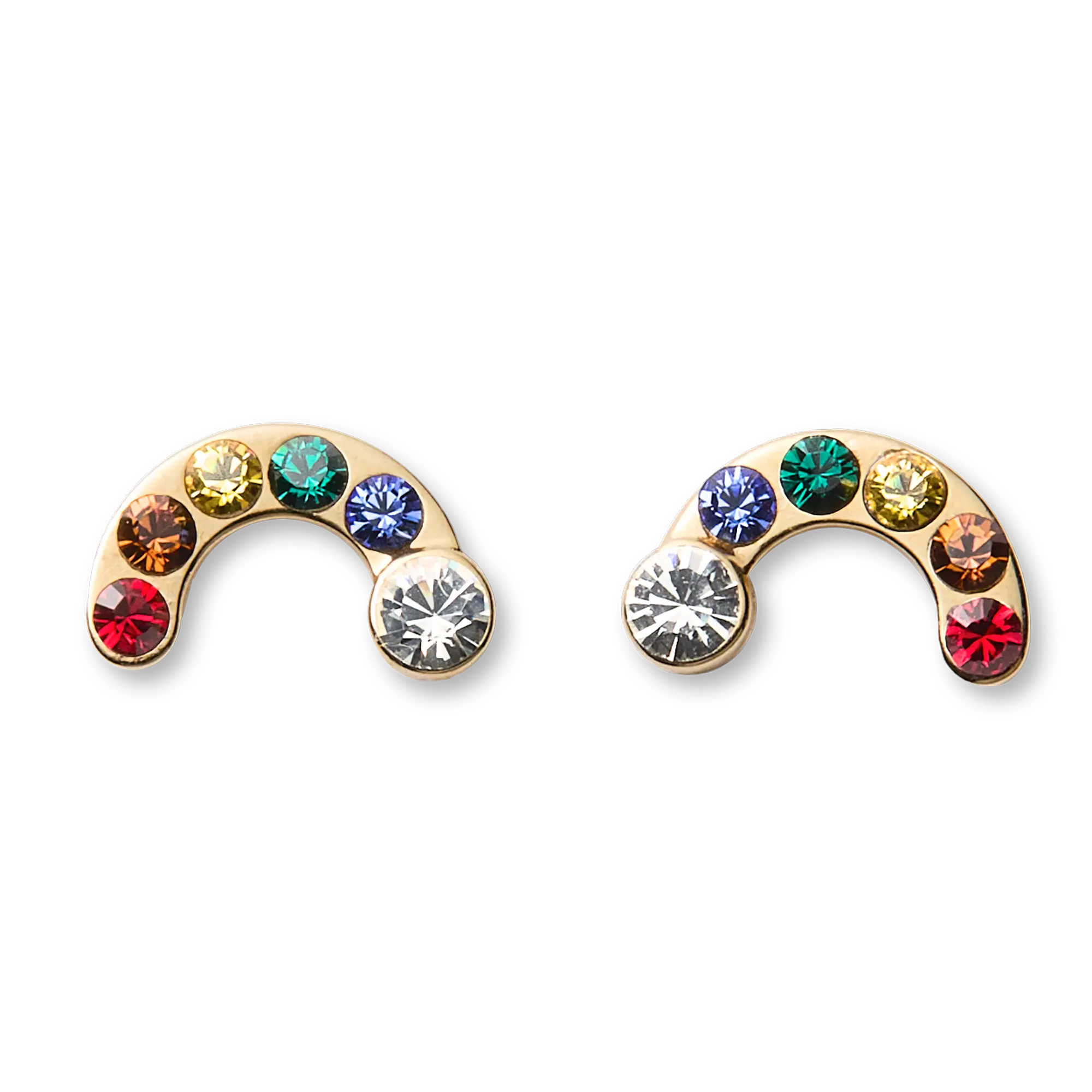 American Girl X Stephanie Gottlieb Radiant Rainbow Stud Earrings For Girls