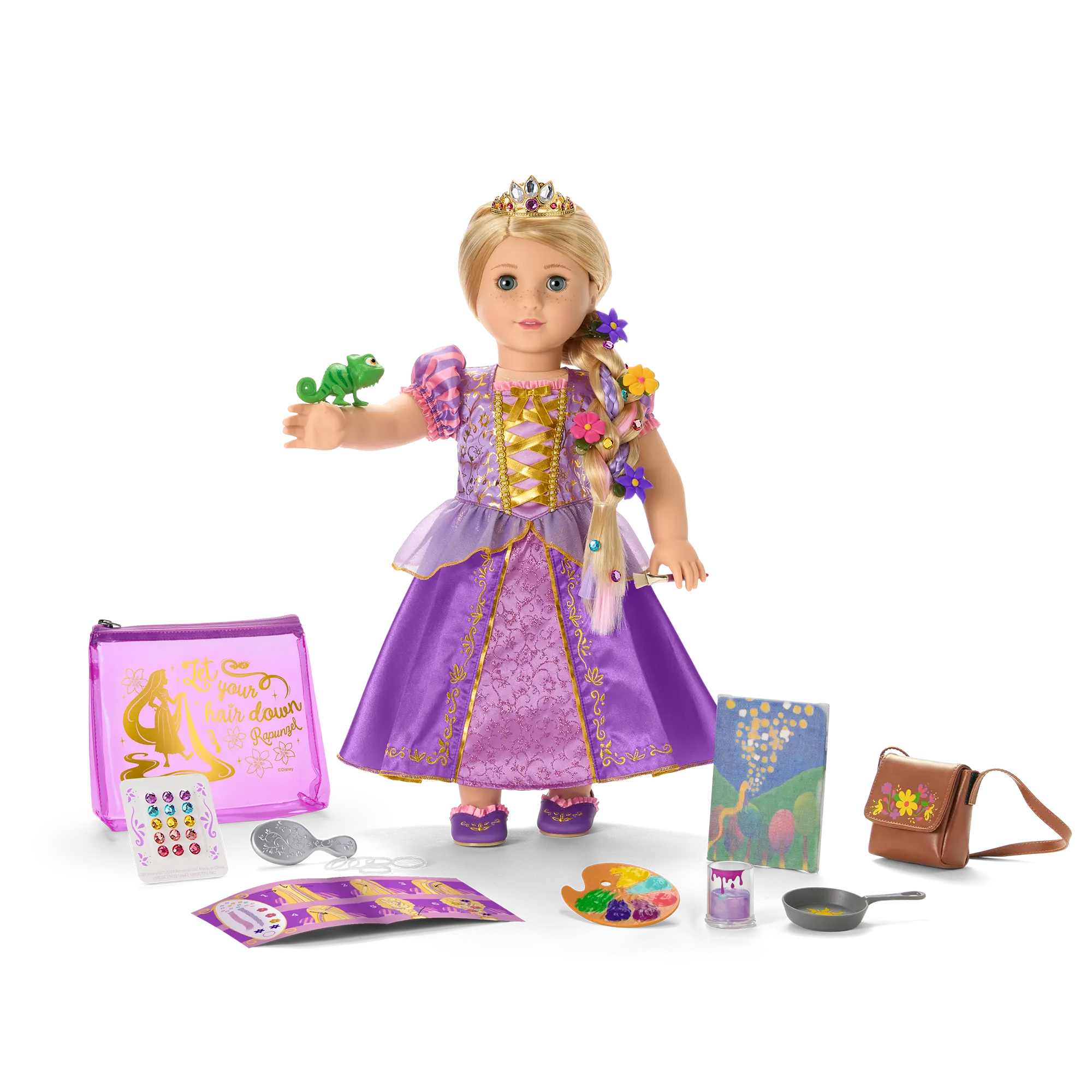 American Girl Disney Princess Rapunzel Doll Story Bundle