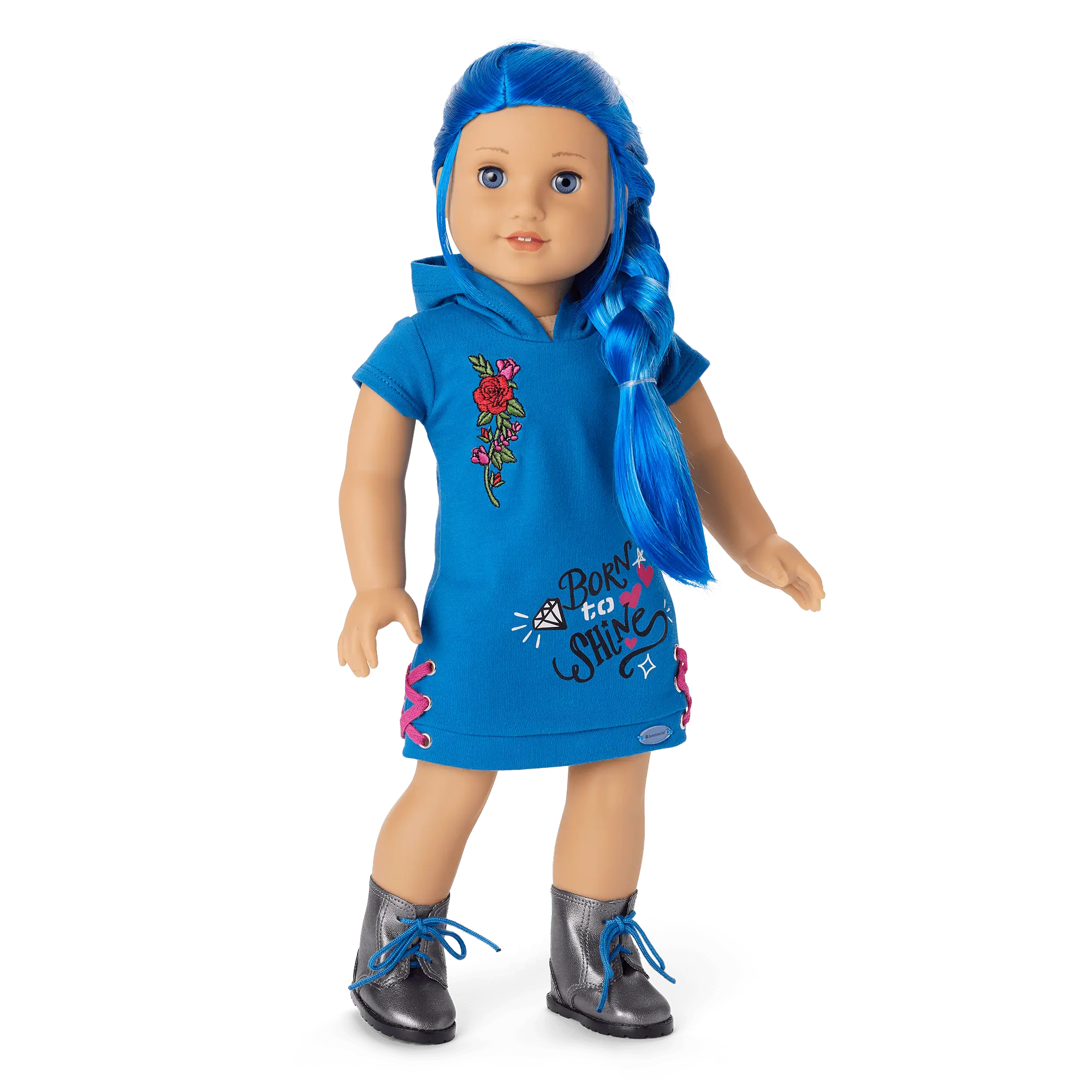 Truly Me 18-Inch Doll #90 With Long Blue Hair