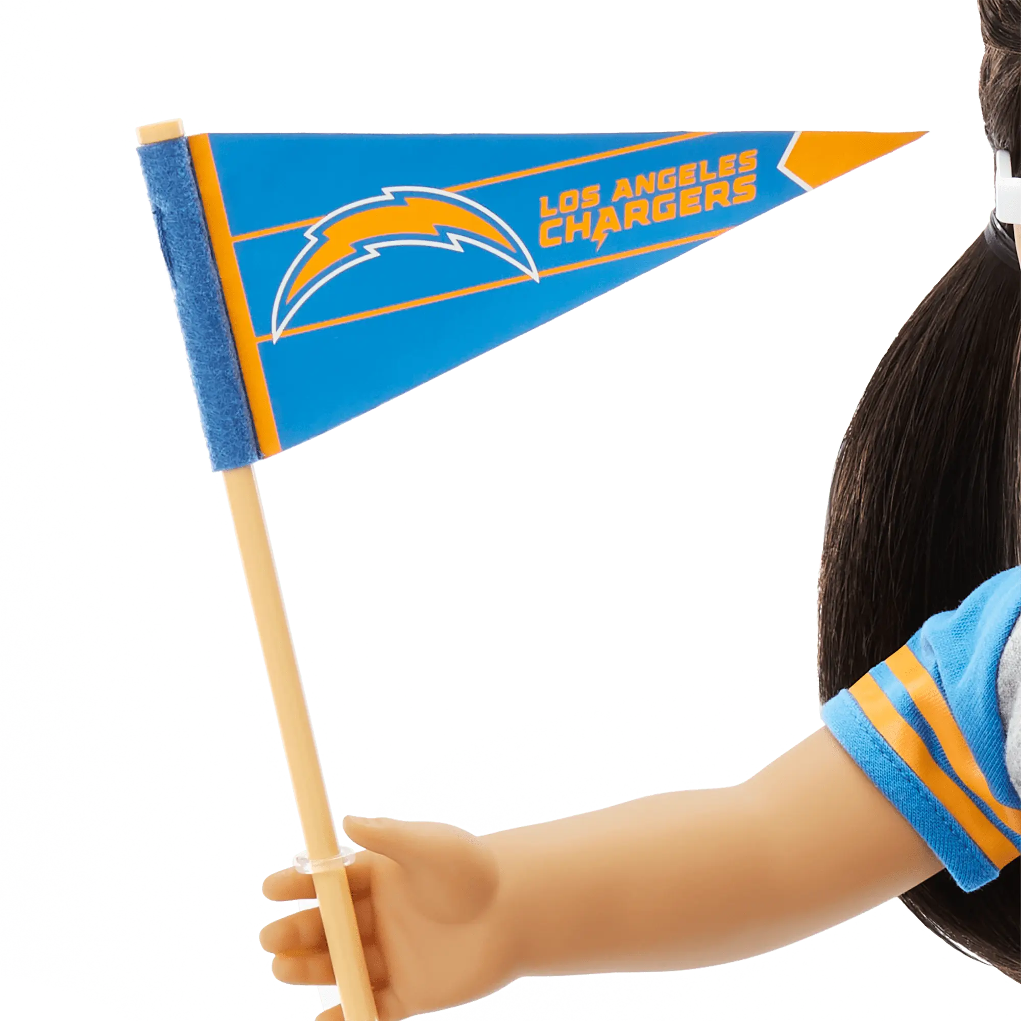 American Girl X Nfl Los Angeles Chargers Fan Outfit & Accessories For 18-Inch Dolls - Image 6