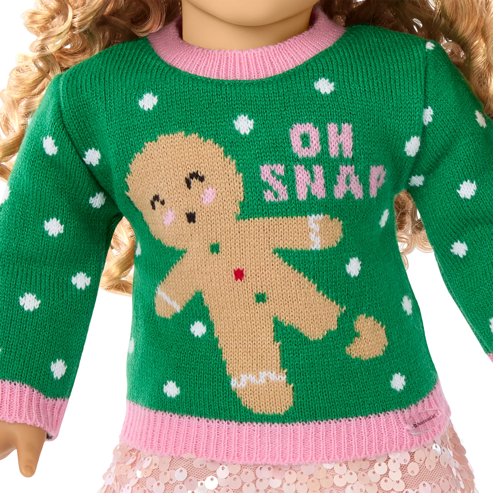 Christmas Party Sweater For 18-Inch Dolls - Image 4