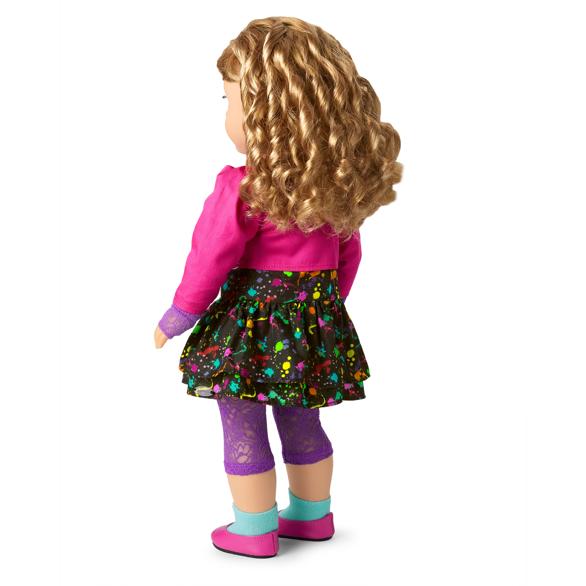 Courtney's Splatter Print Dress For 18-Inch Dolls (Historical Characters) - Image 3