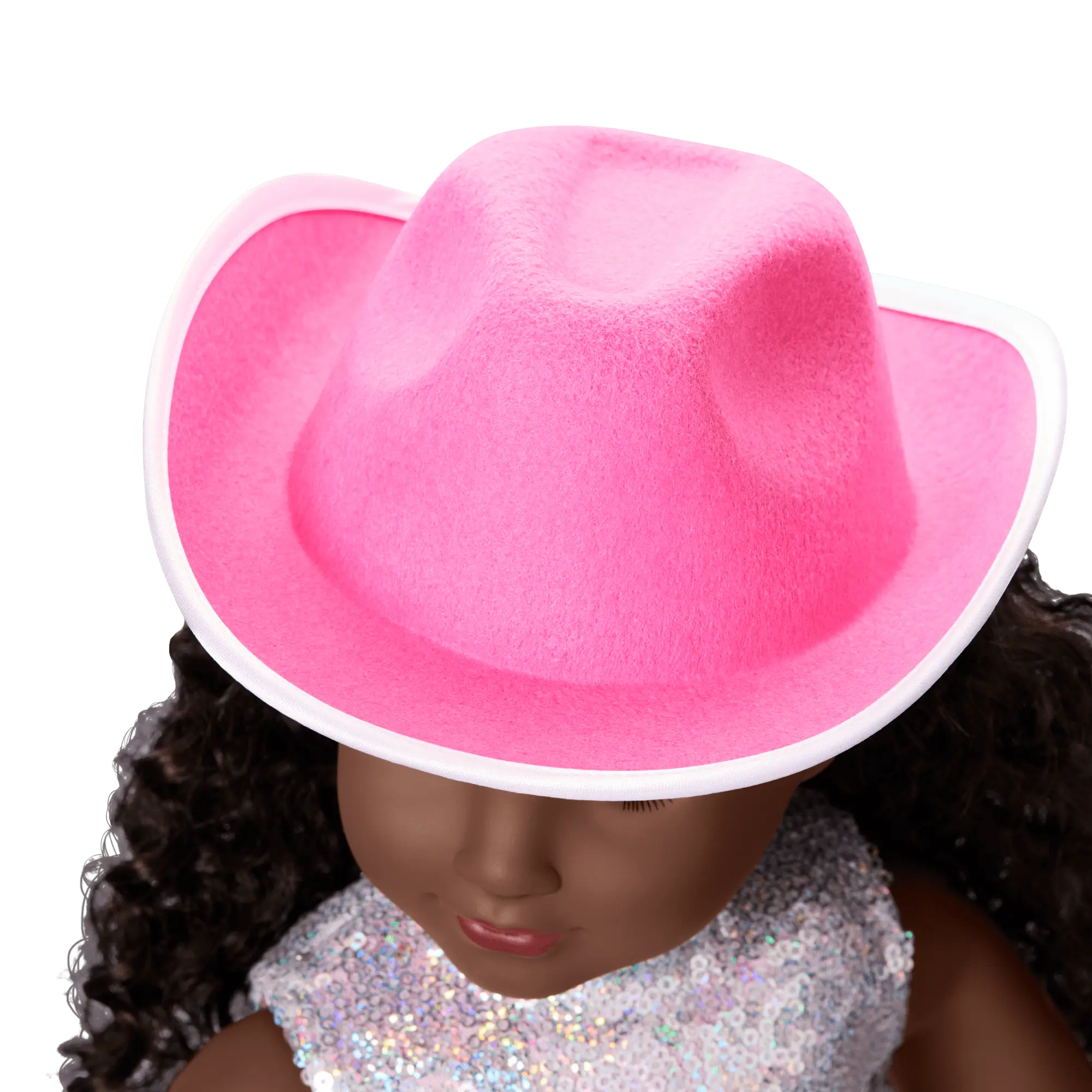 Glam Pink Cowgirl Outfit & Pink Spotted Cow Backpack & Accessory Set Bundle - Image 17