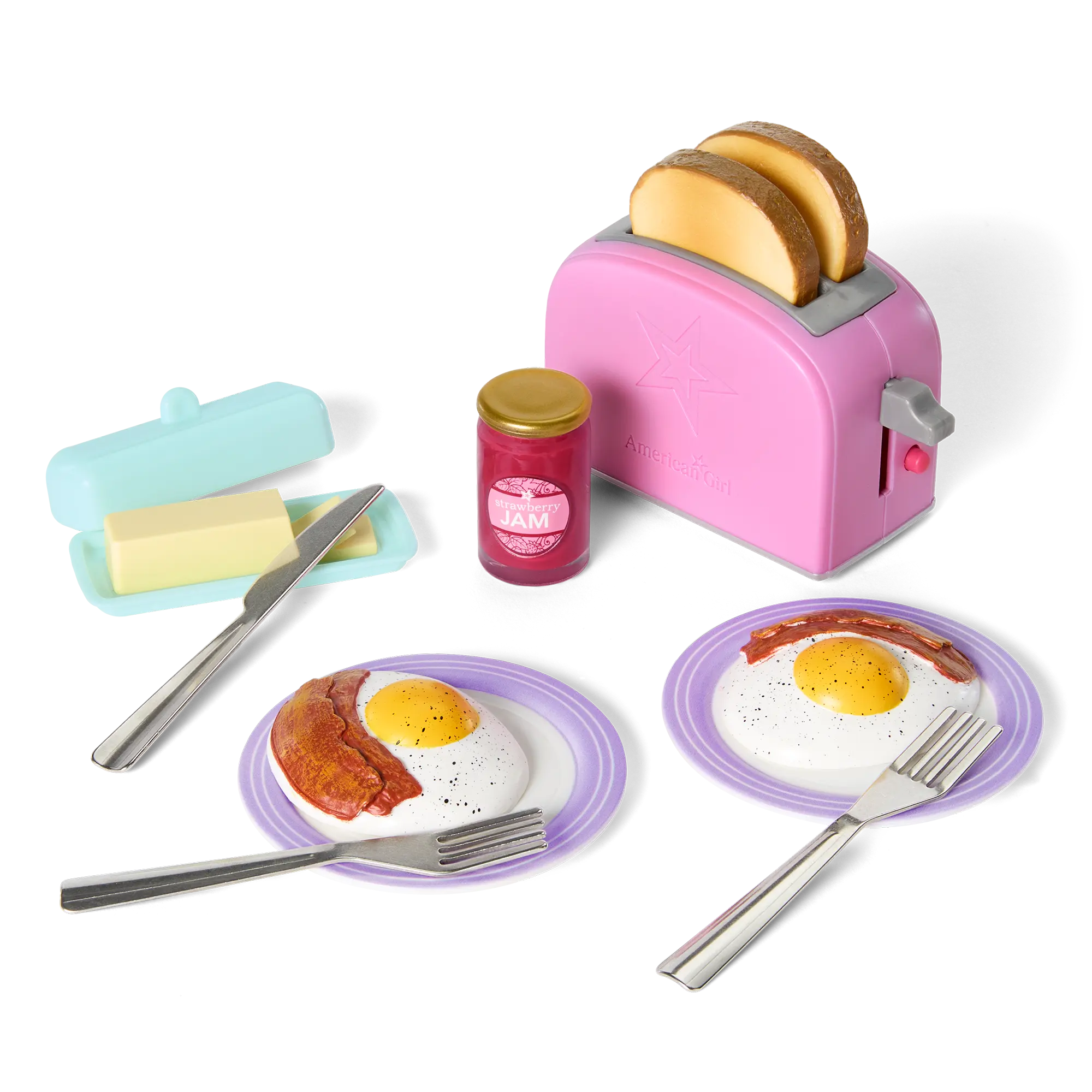Breakfast For Two Set For 18-Inch Dolls