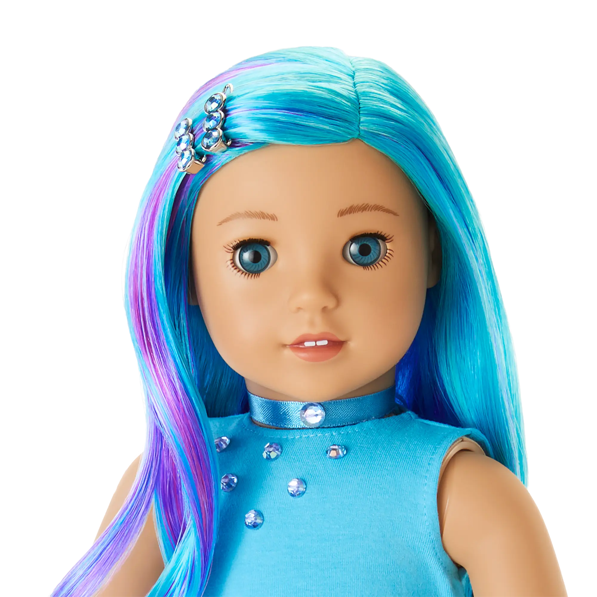 December Blue Beauty Topaz Outfit For 18-Inch Dolls - Image 5