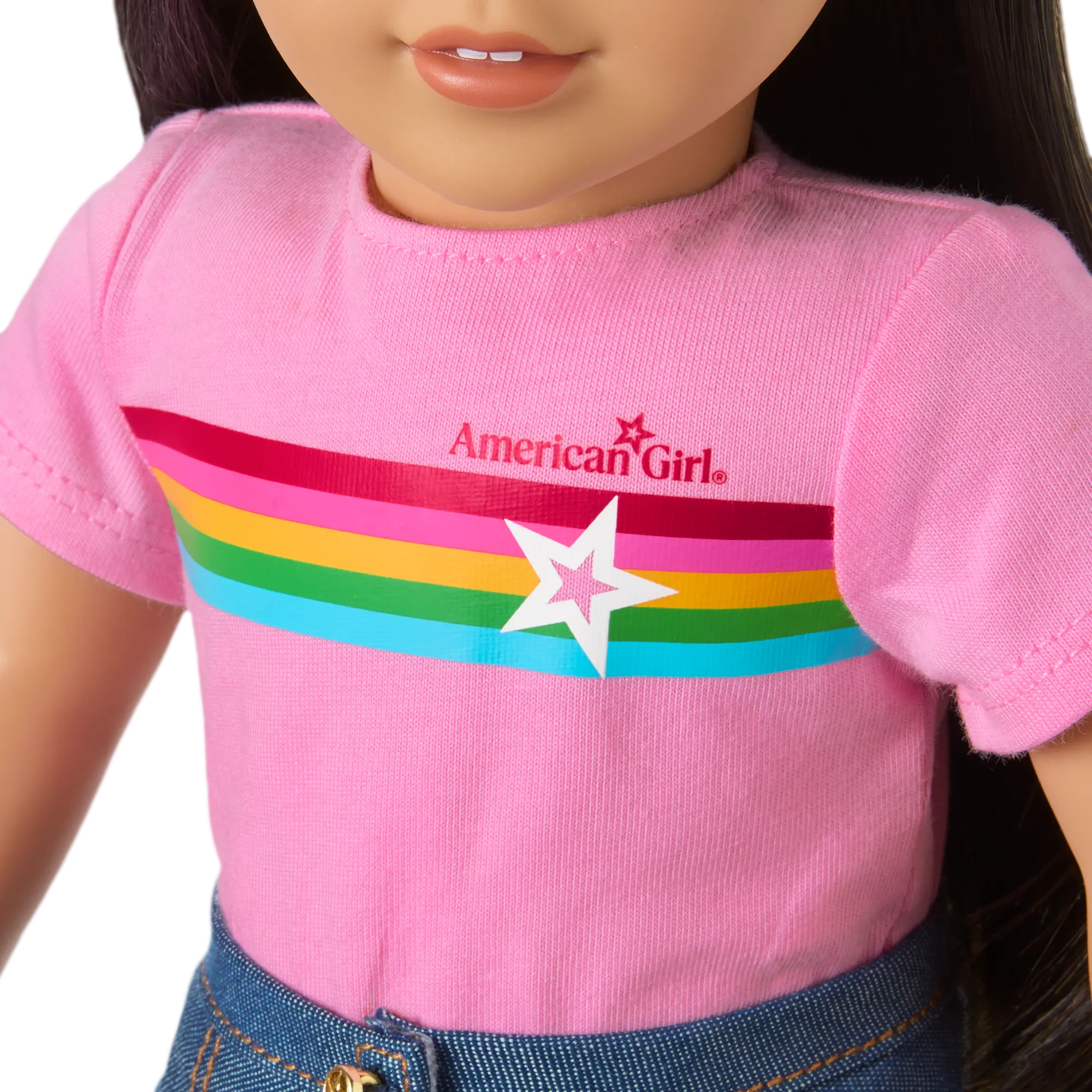 Truly Me 18-Inch Doll #124 With Straight Black-Brown Hair - Image 11